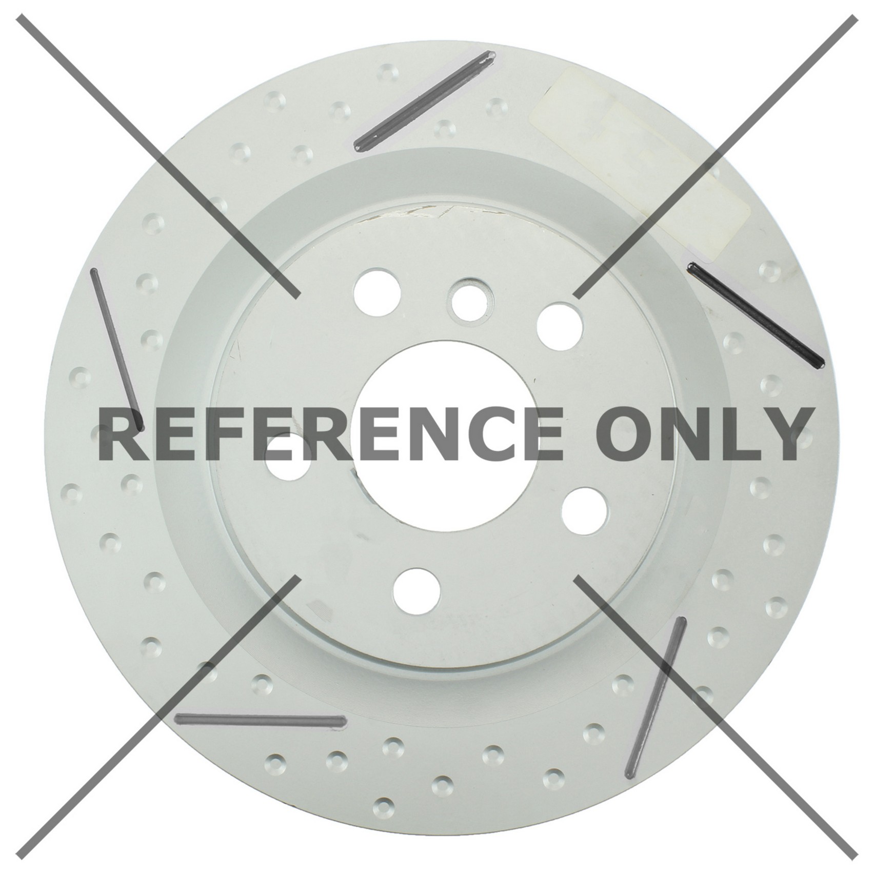 Centric Premium OE Style Slotted Brake Rotor