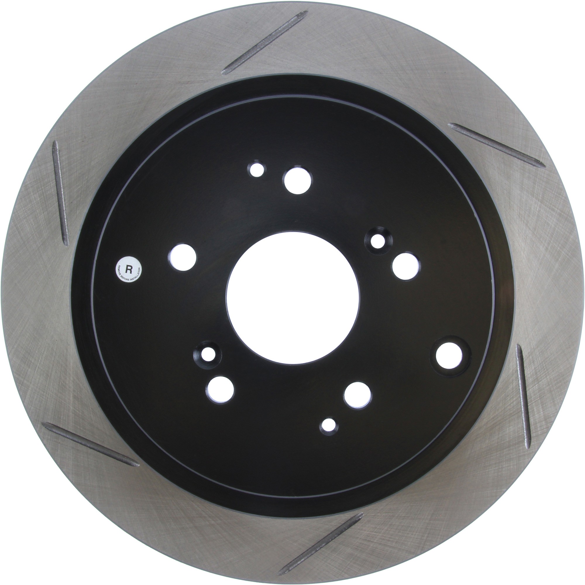StopTech Sport Slotted Brake Rotor; Rear Left