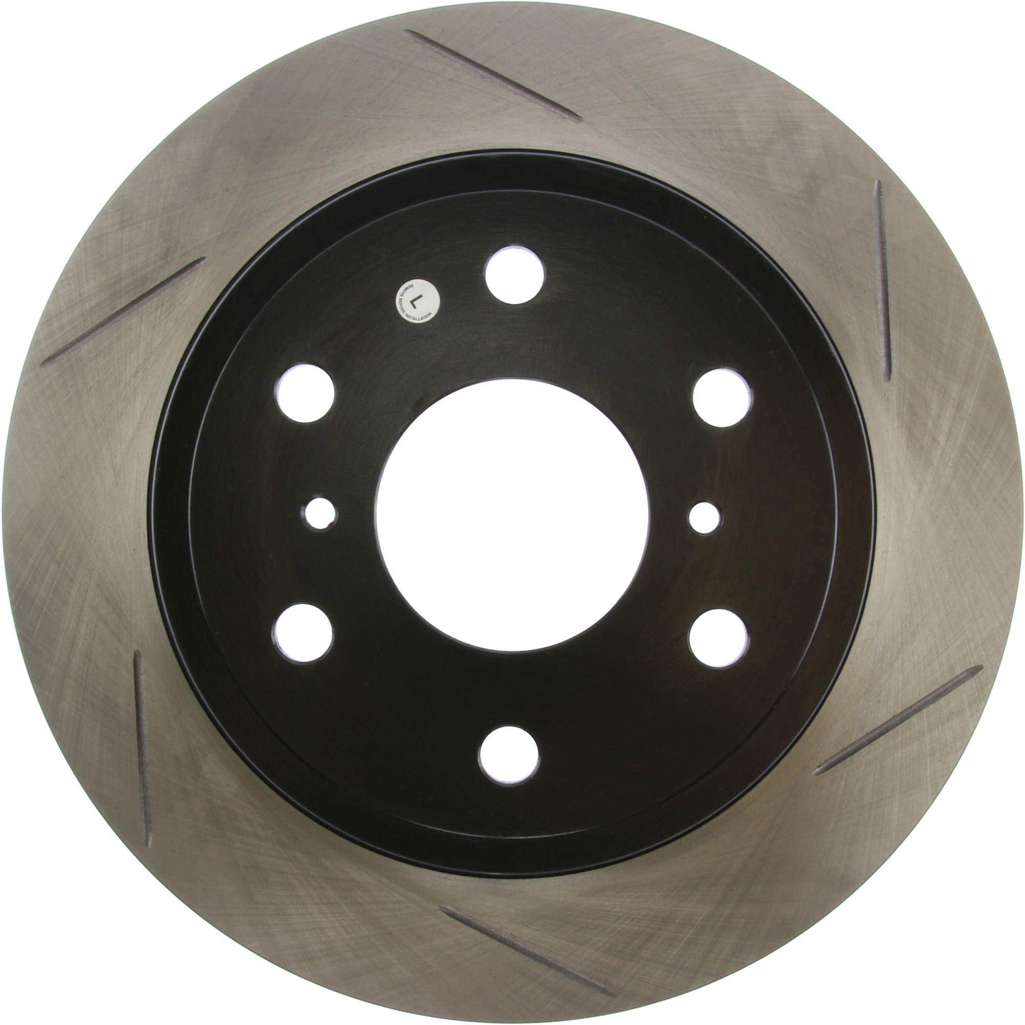 StopTech Sport Slotted Brake Rotor; Rear Left