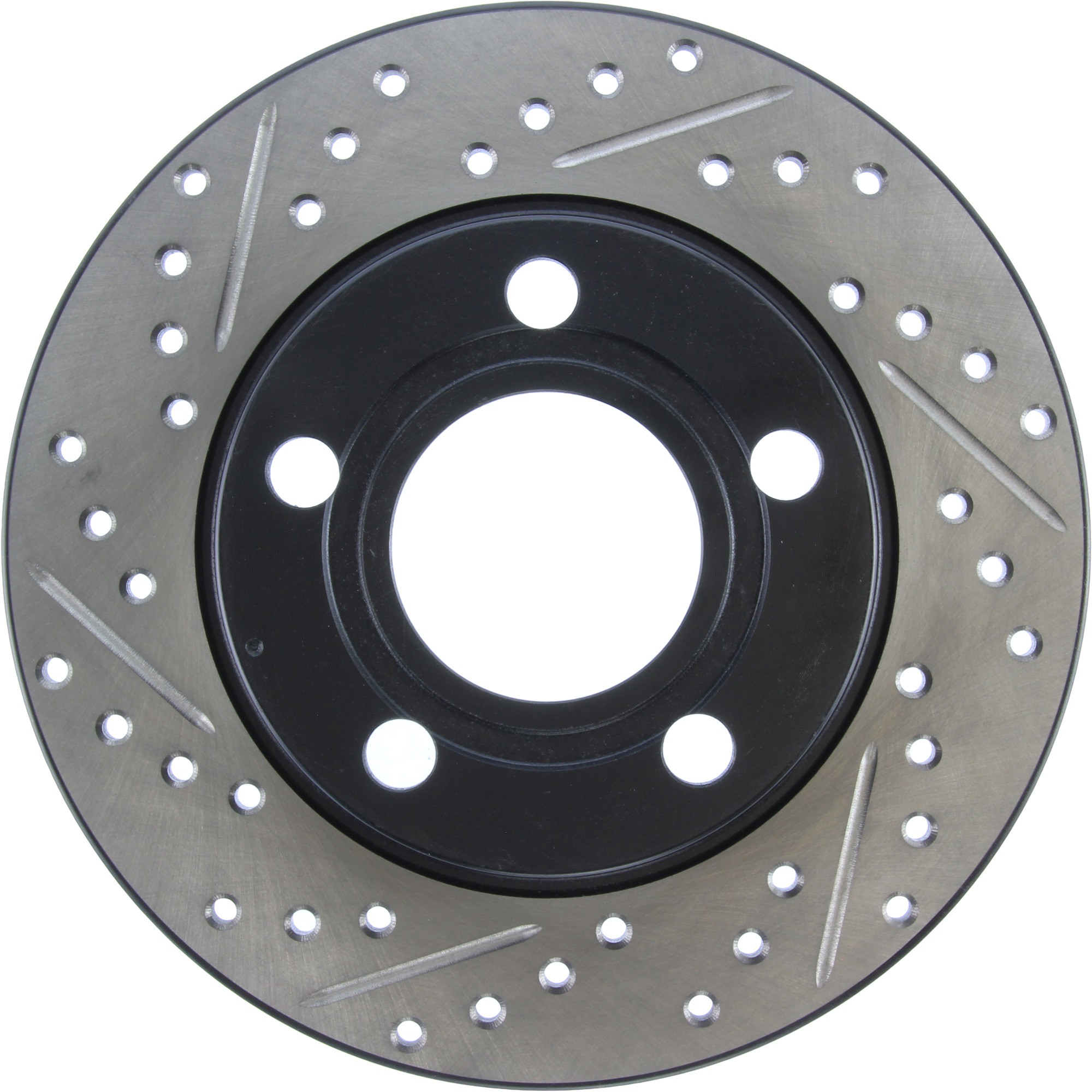 StopTech Sport Drilled & Slotted Brake Rotor; Rear Right