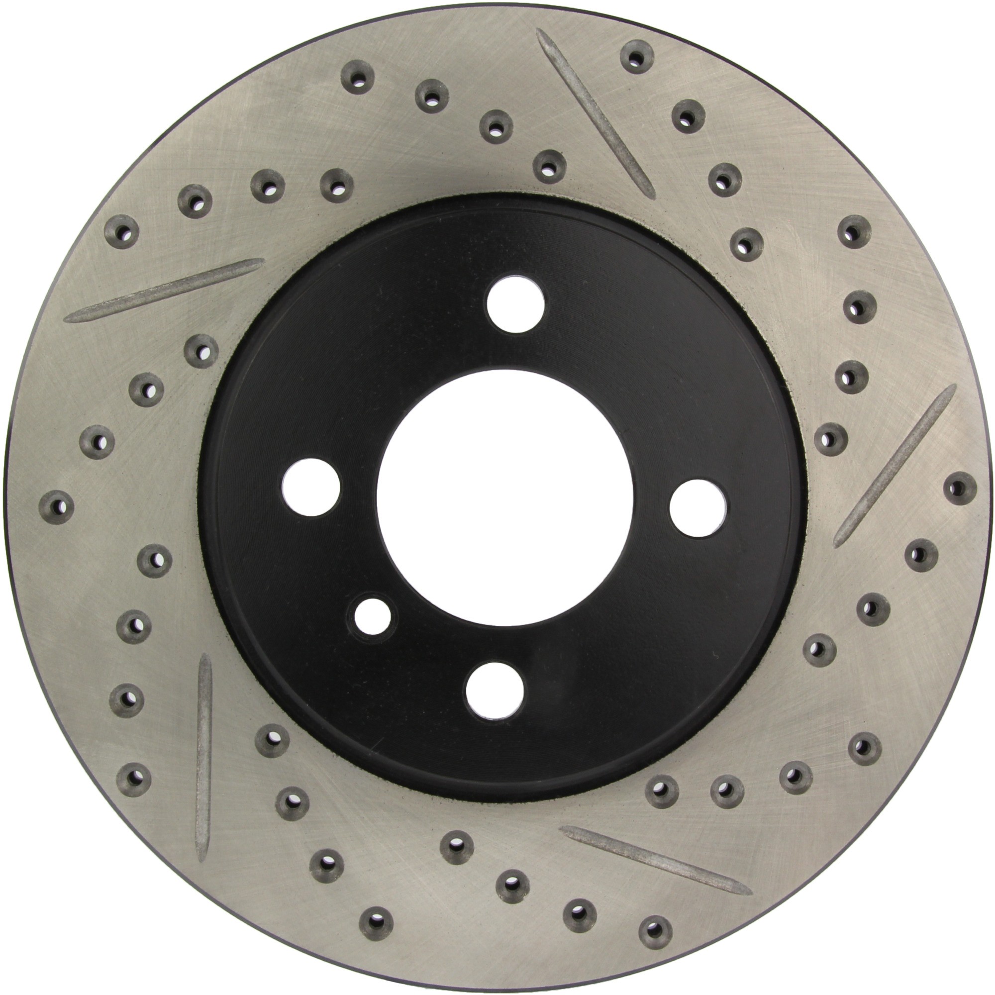 StopTech Sport Drilled & Slotted Brake Rotor; Front Left