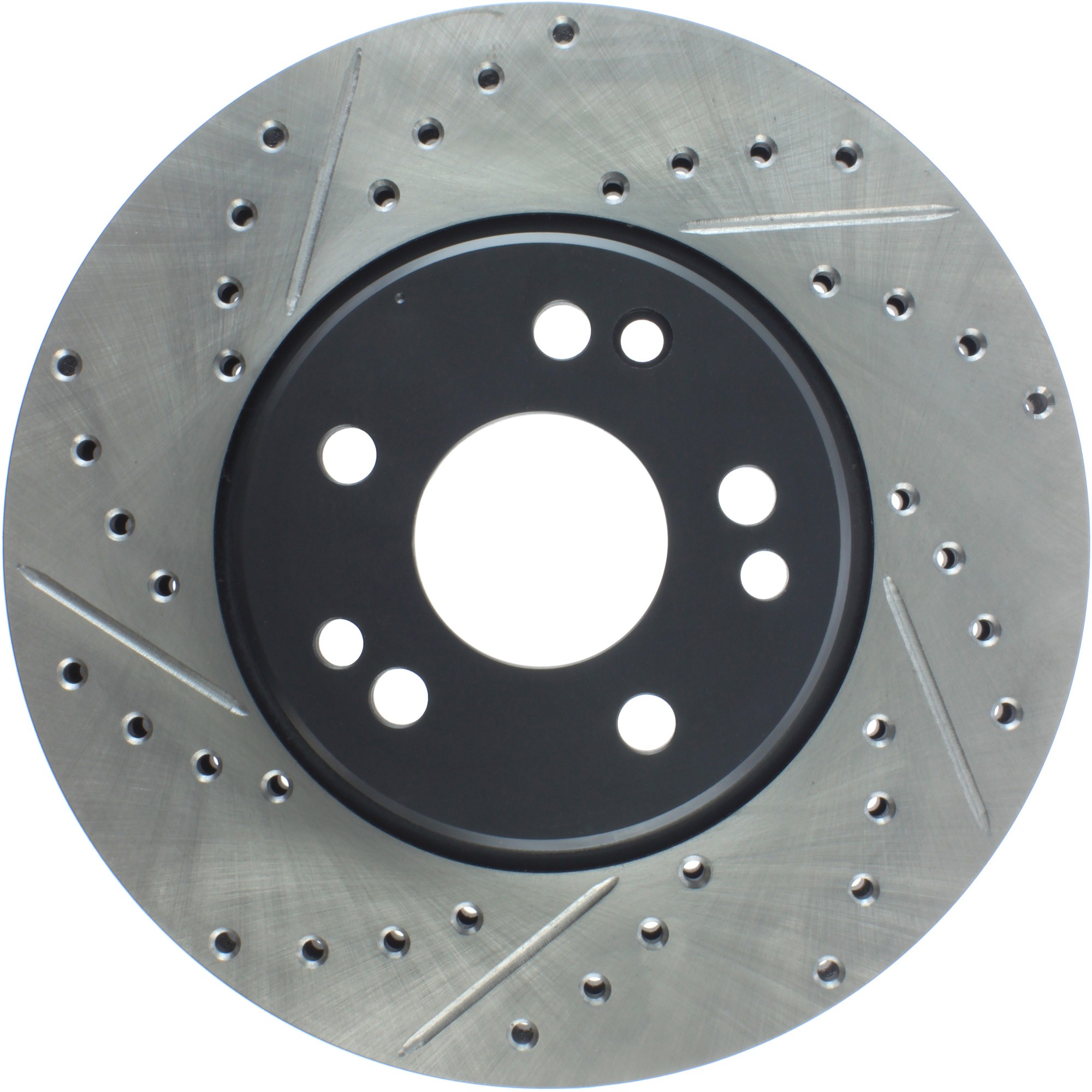 StopTech Sport Drilled & Slotted Brake Rotor; Front Right