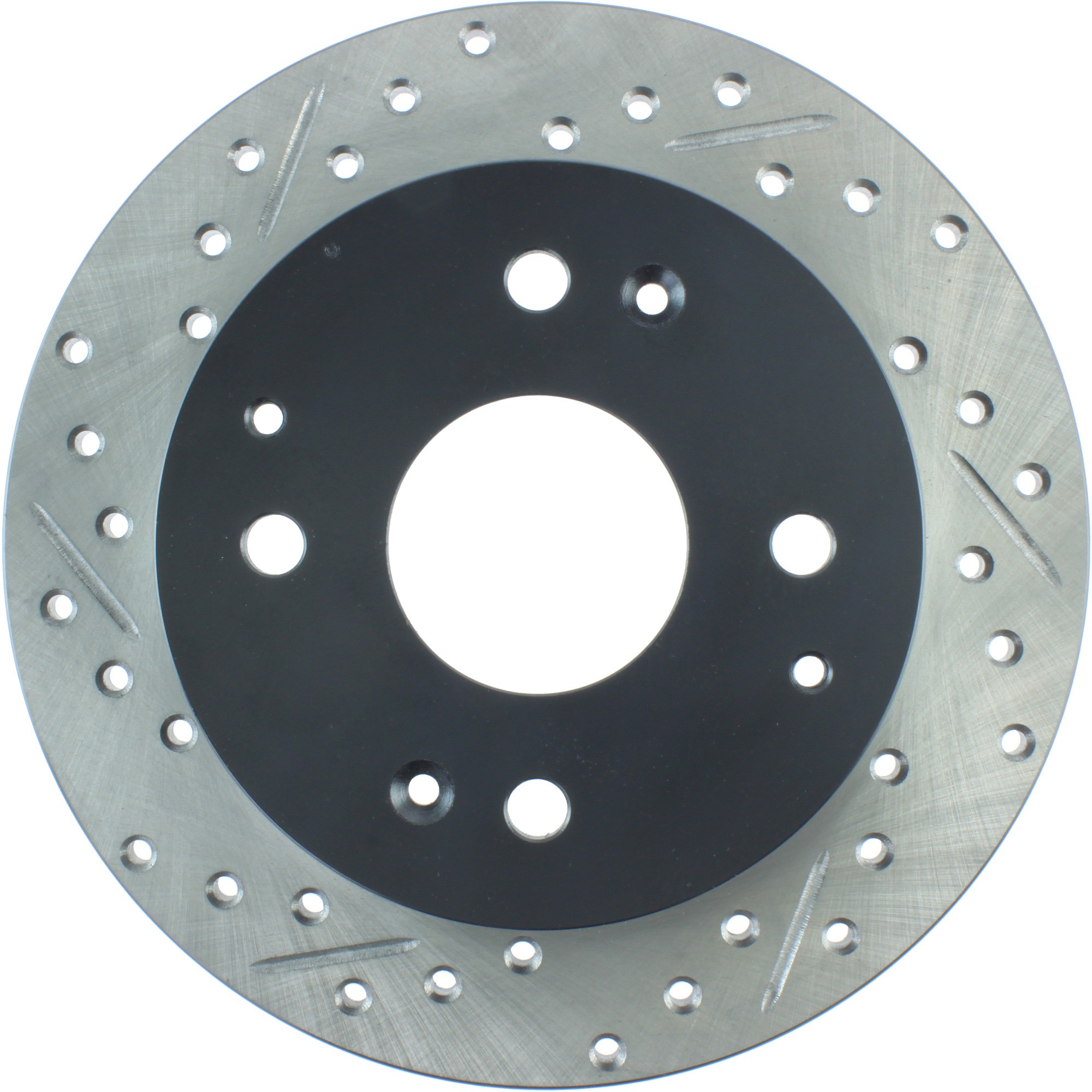 StopTech Sport Drilled & Slotted Brake Rotor; Rear Right