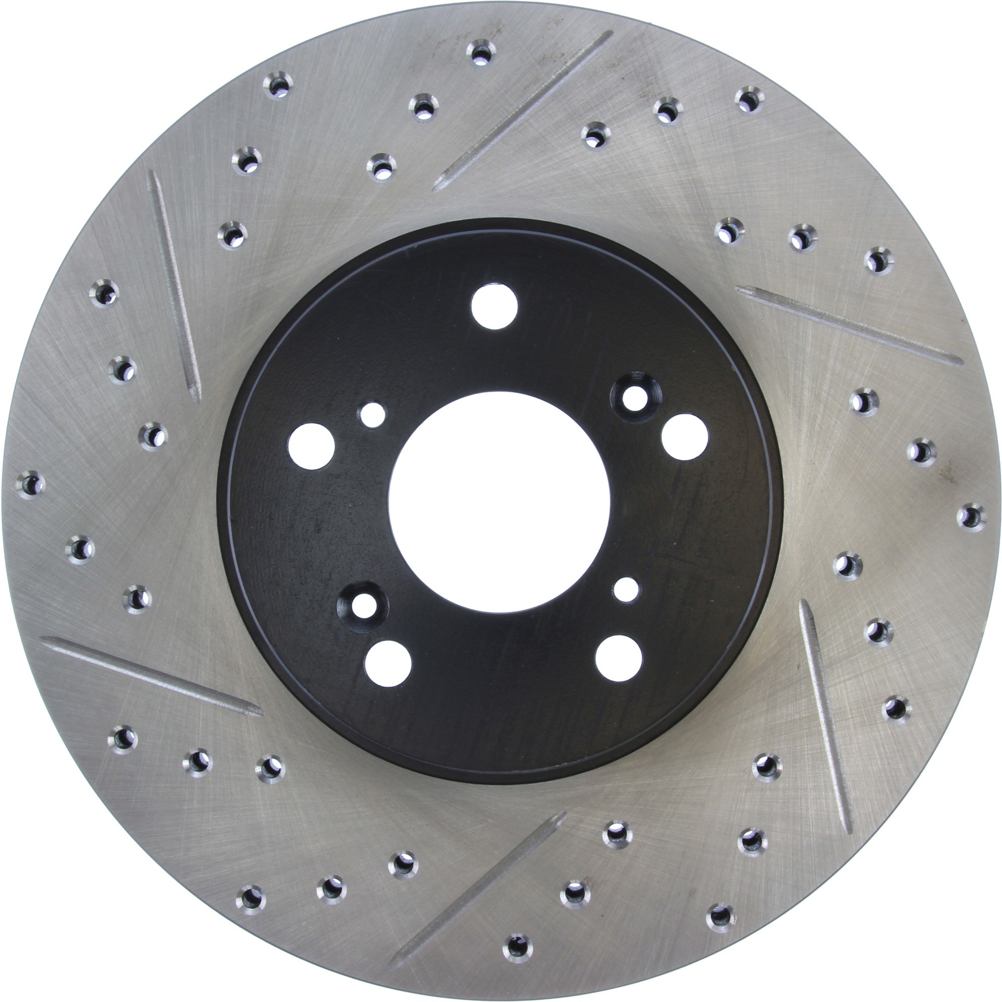 StopTech Sport Drilled & Slotted Brake Rotor; Front Right