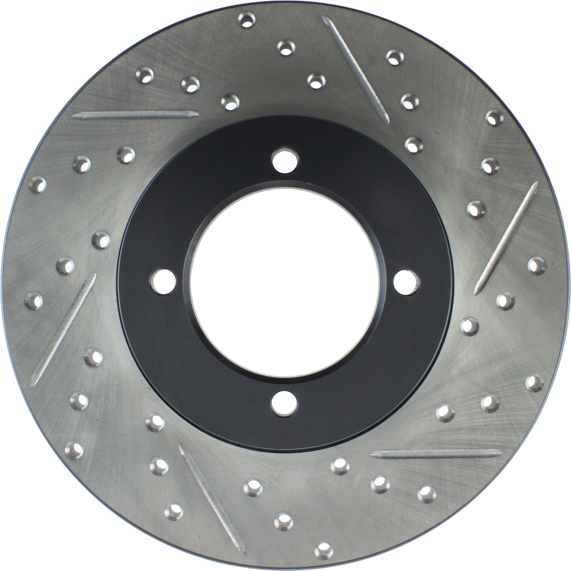 StopTech Sport Drilled & Slotted Brake Rotor; Front Left