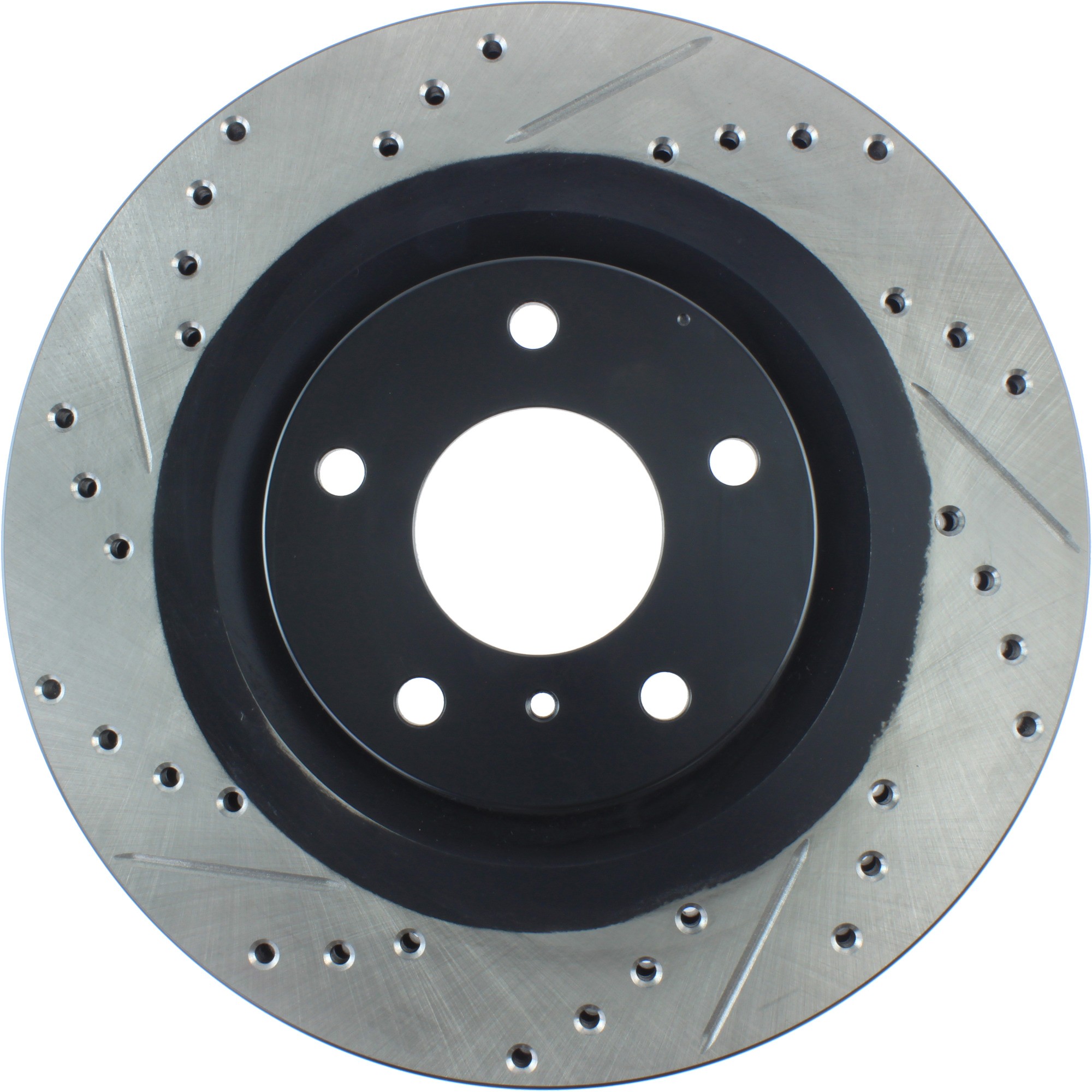 StopTech Sport Drilled & Slotted Brake Rotor; Front Right