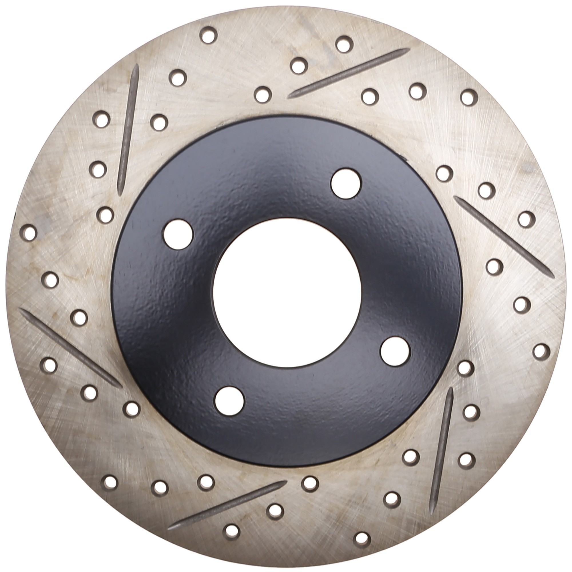 StopTech Sport Drilled & Slotted Brake Rotor; Rear Right