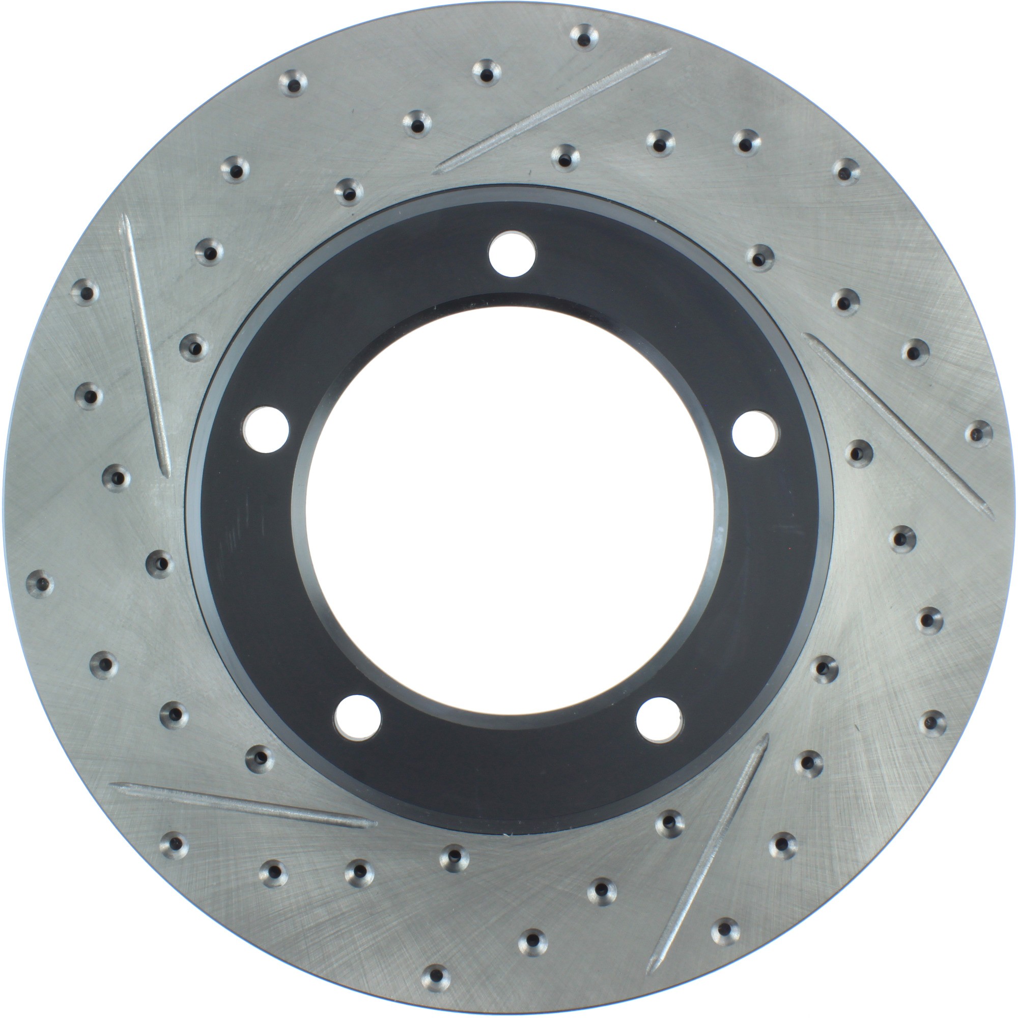 StopTech Sport Drilled & Slotted Brake Rotor; Front Right