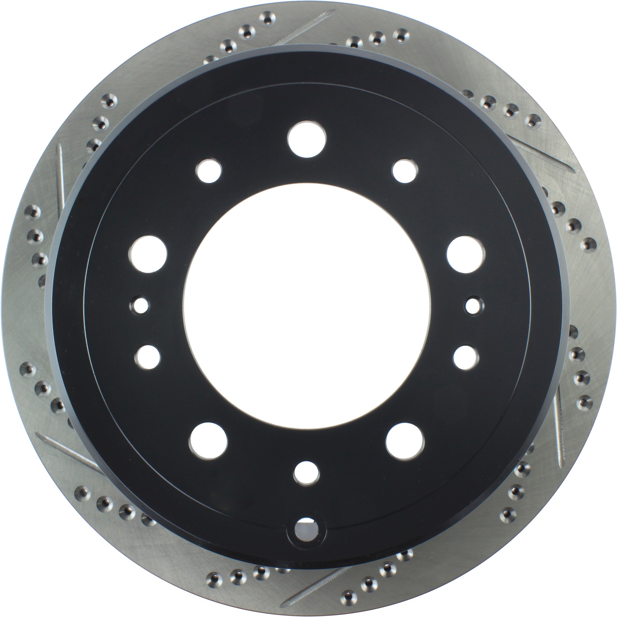 StopTech Sport Drilled & Slotted Brake Rotor; Rear Right
