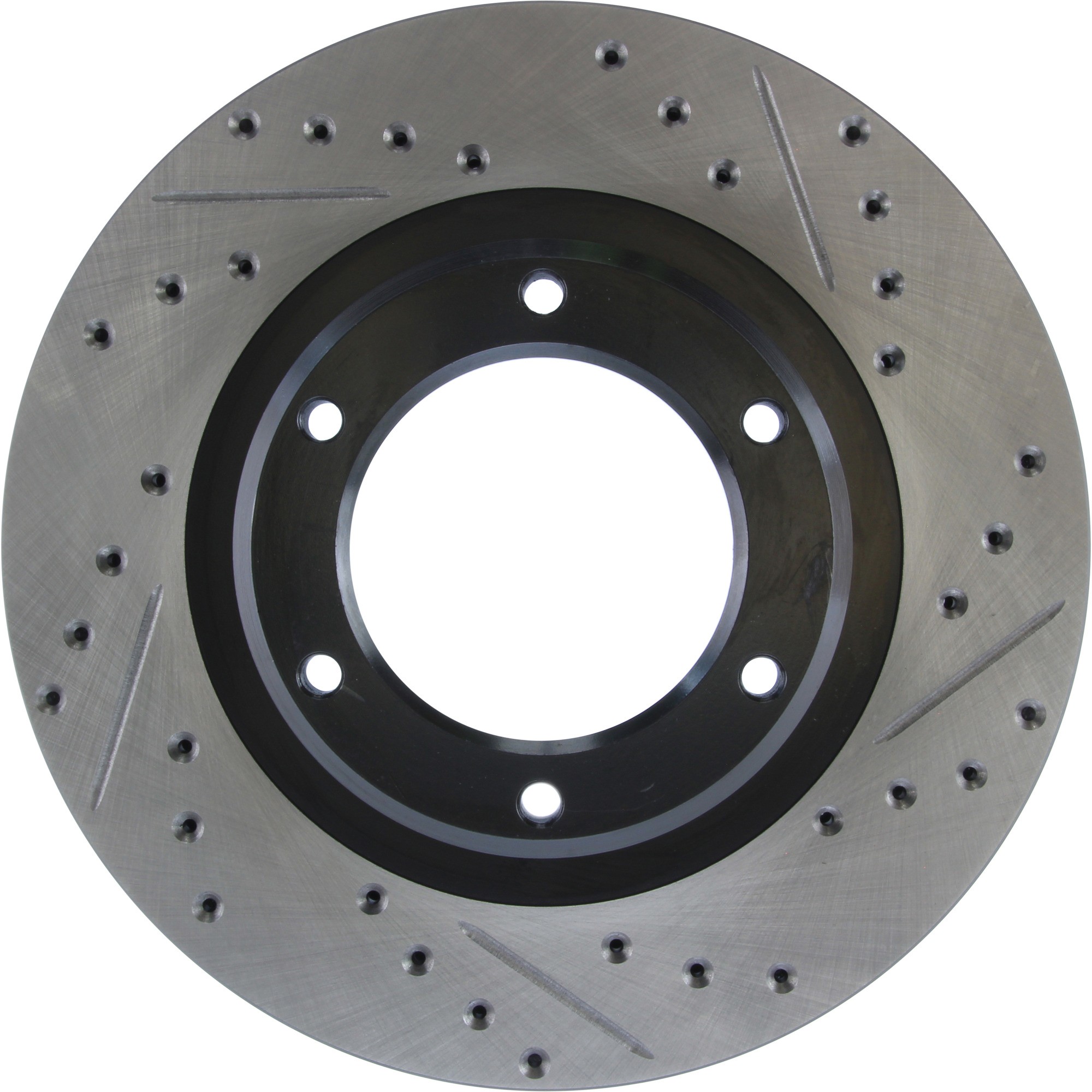 StopTech Sport Drilled & Slotted Brake Rotor; Front Left