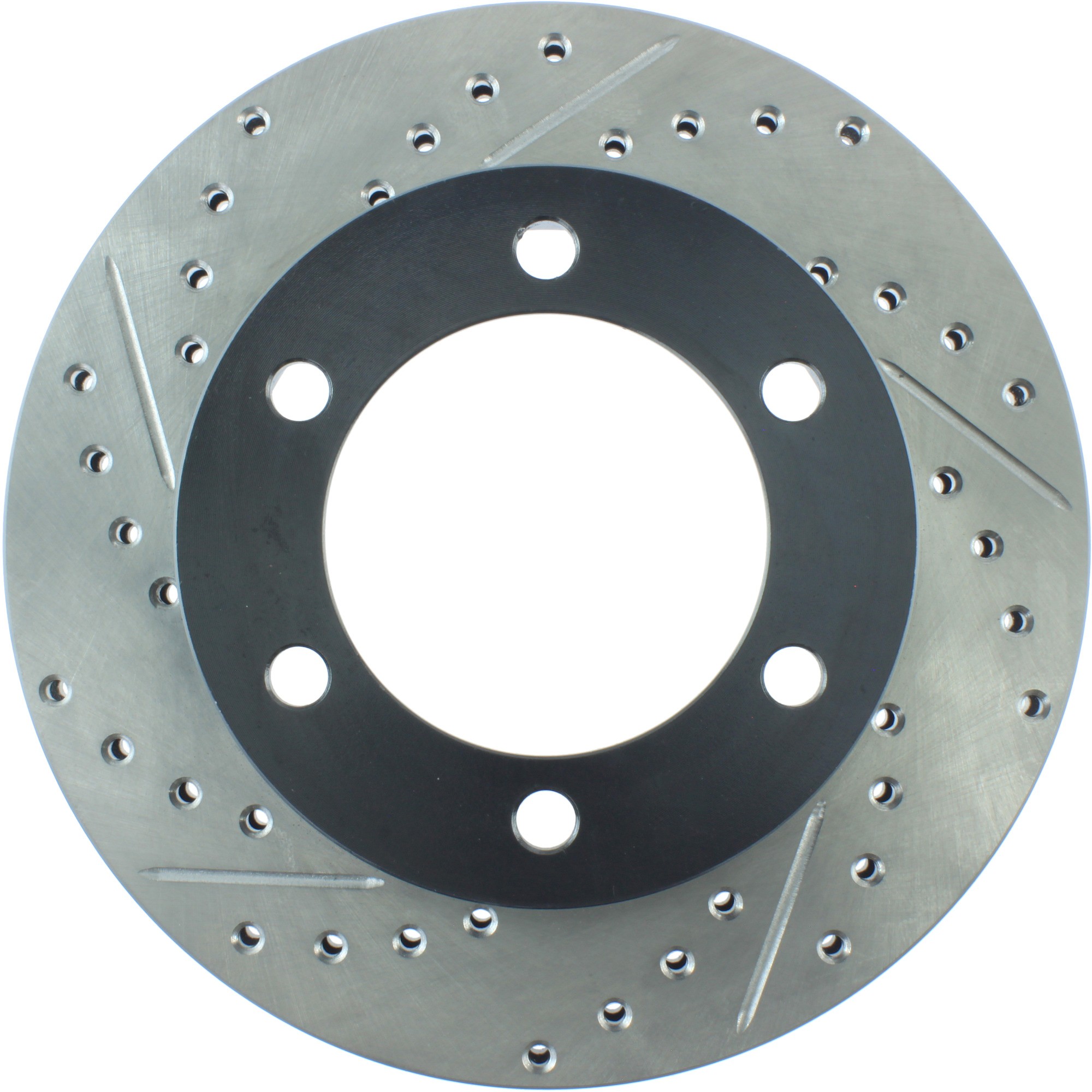 StopTech Sport Drilled & Slotted Brake Rotor; Front Right
