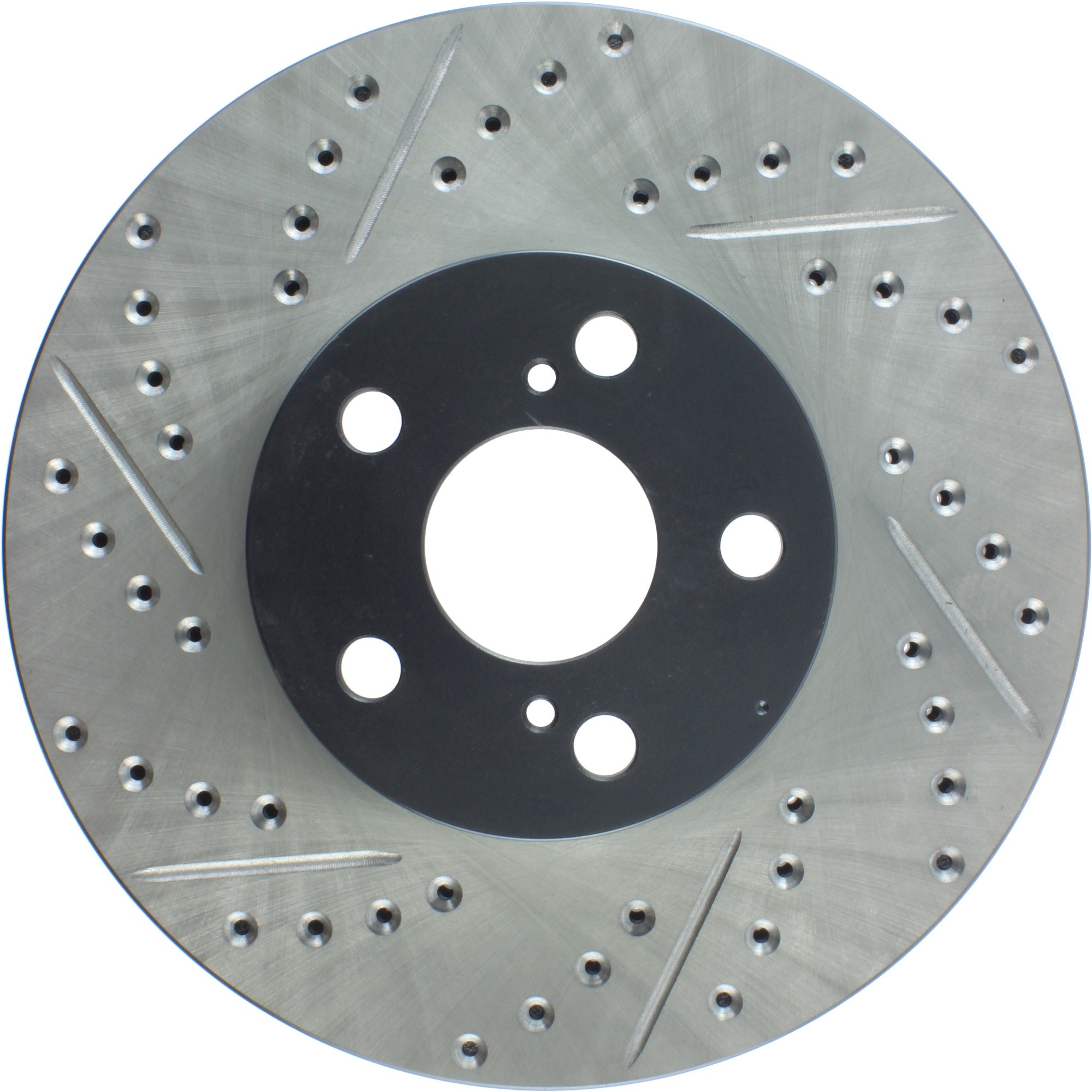 StopTech Sport Drilled & Slotted Brake Rotor; Front Right