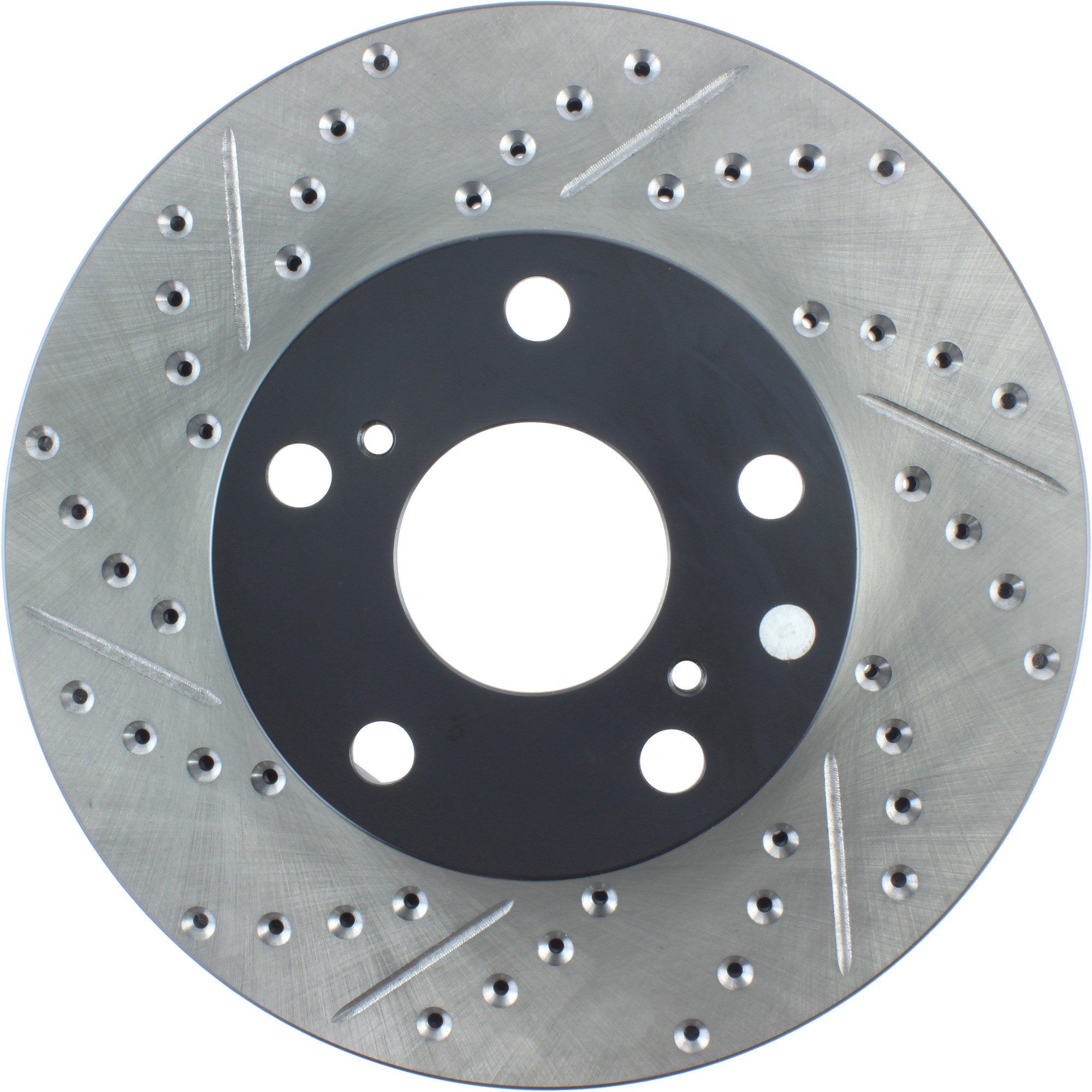 StopTech Sport Drilled & Slotted Brake Rotor; Front Right