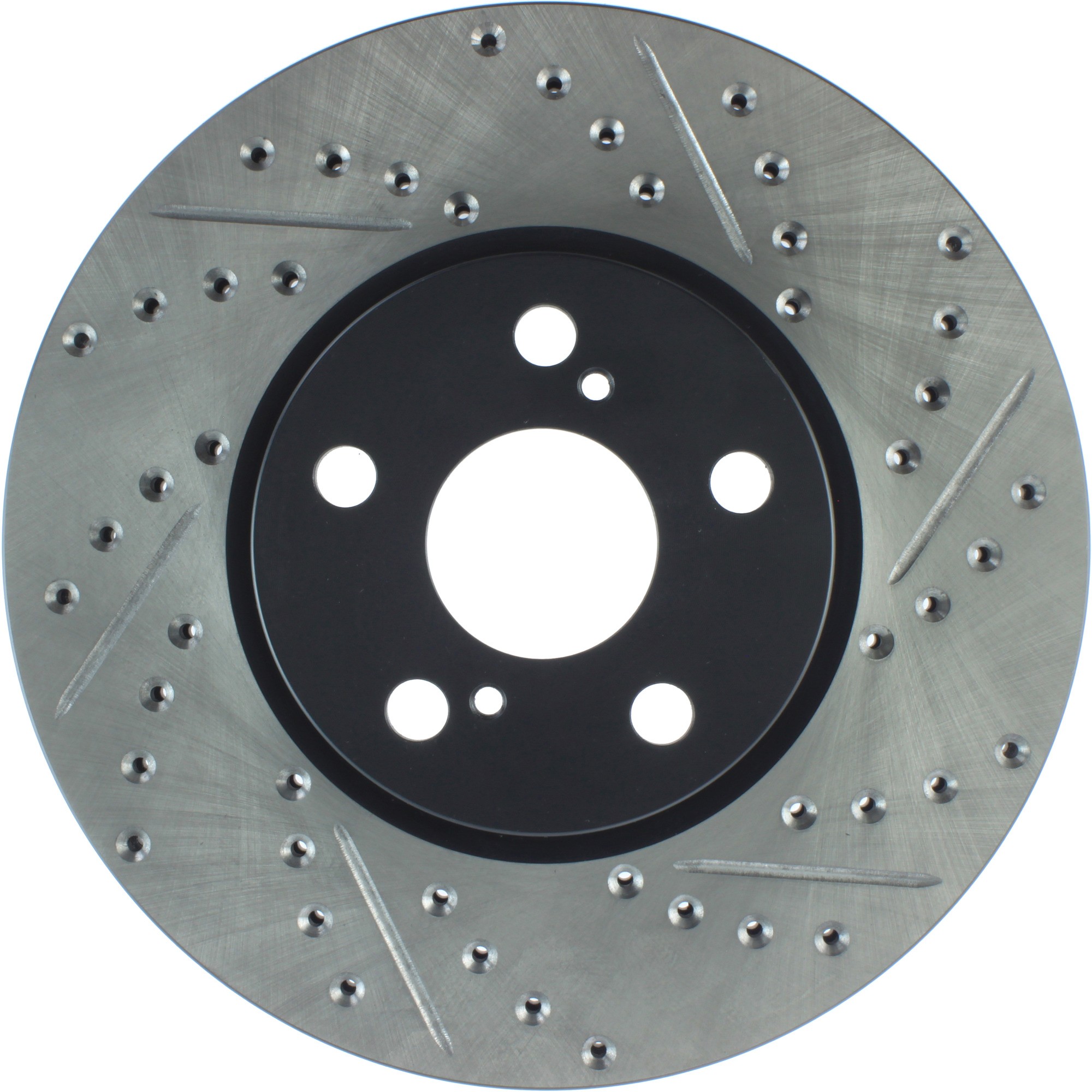 StopTech Sport Cryo Drilled & Slotted Brake Rotor; Front Left