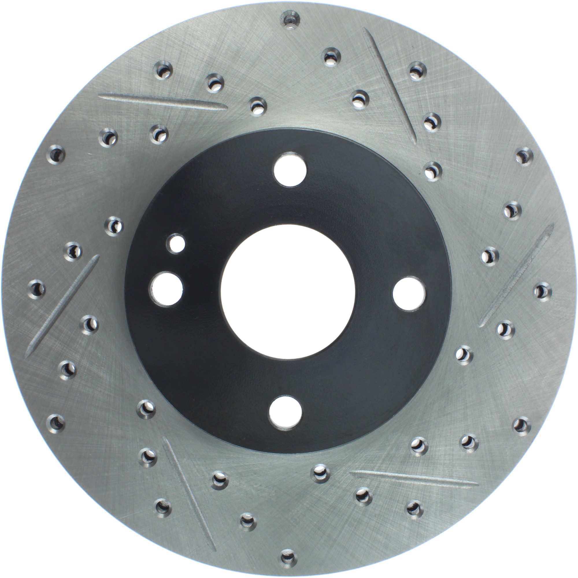 StopTech Sport Drilled & Slotted Brake Rotor; Front Left