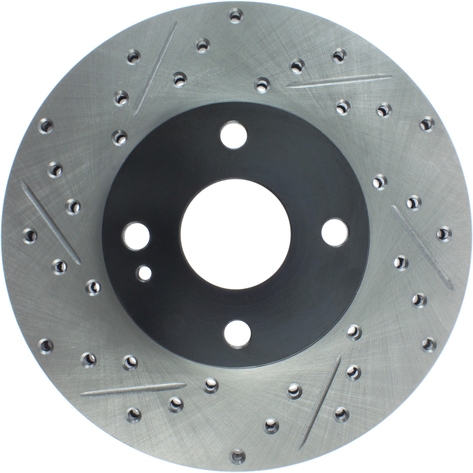 StopTech Sport Drilled & Slotted Brake Rotor; Front Right