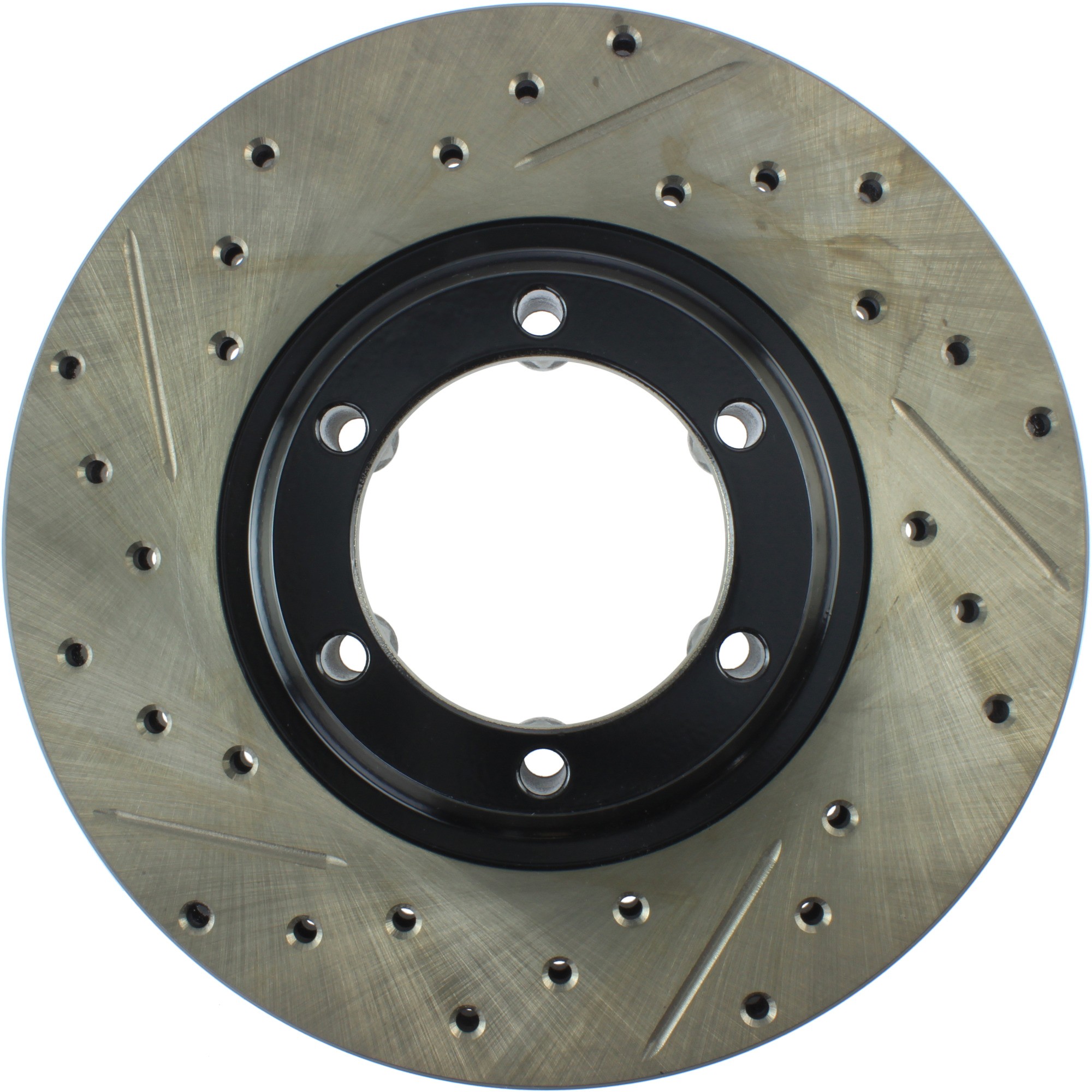 StopTech Sport Drilled & Slotted Brake Rotor; Front Right