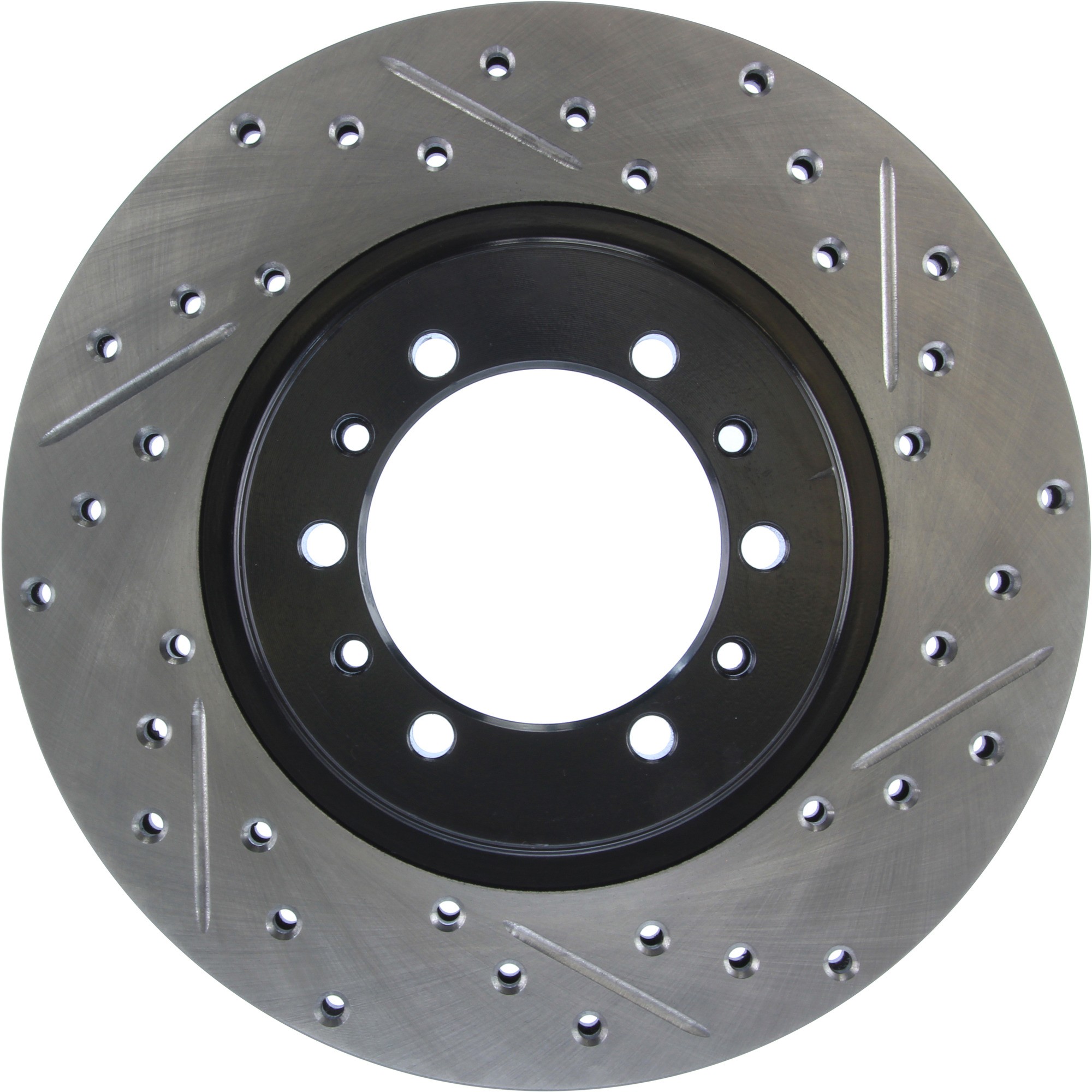 StopTech Sport Drilled & Slotted Brake Rotor; Front Left