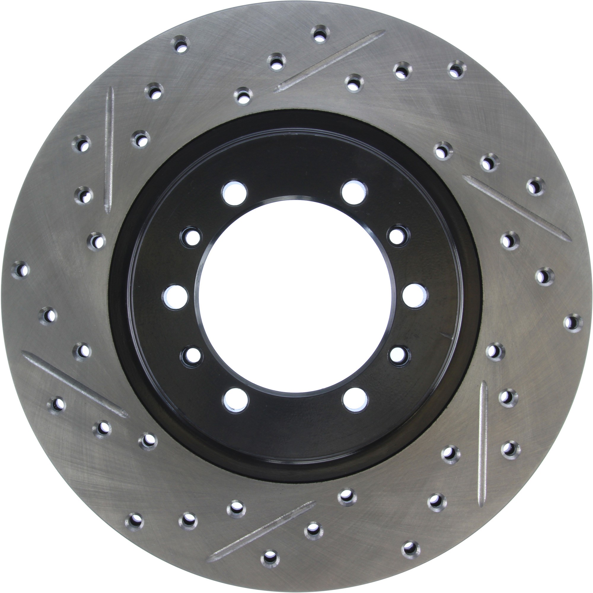 StopTech Sport Drilled & Slotted Brake Rotor; Front Right