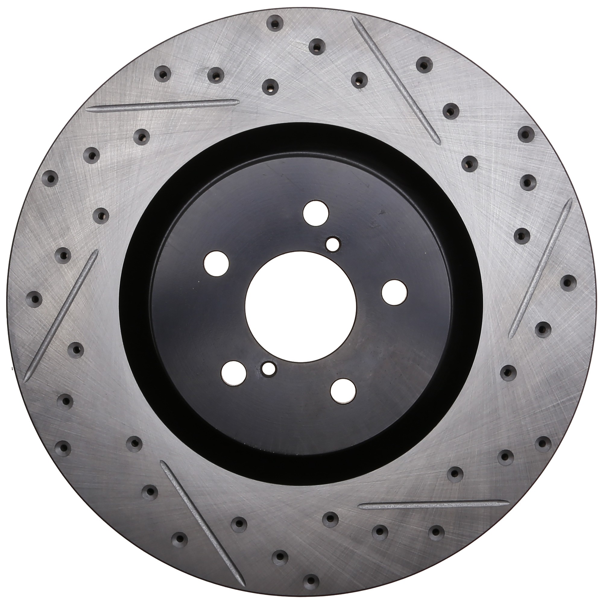 StopTech Sport Drilled & Slotted Brake Rotor; Front Left