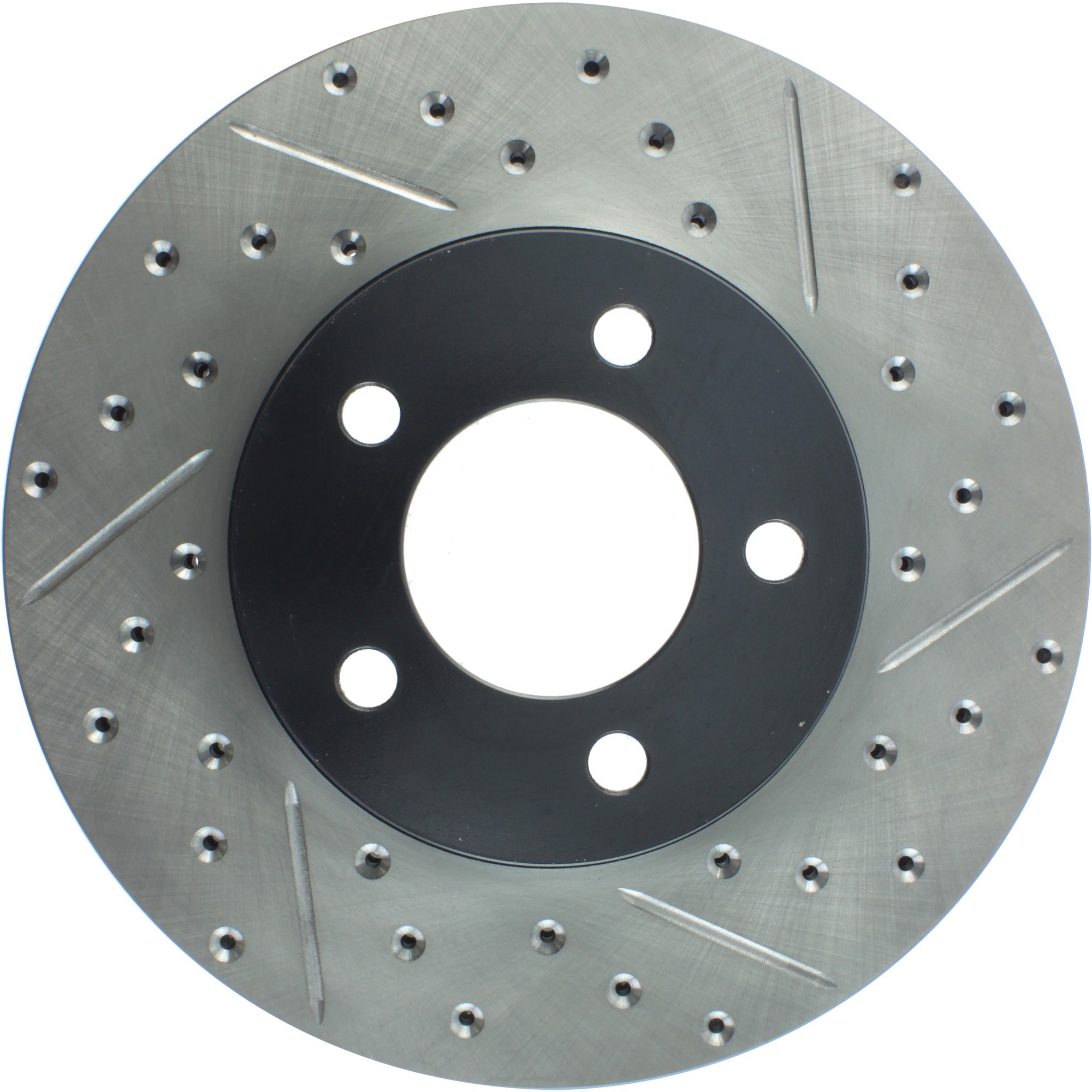 StopTech Sport Drilled & Slotted Brake Rotor; Front Left