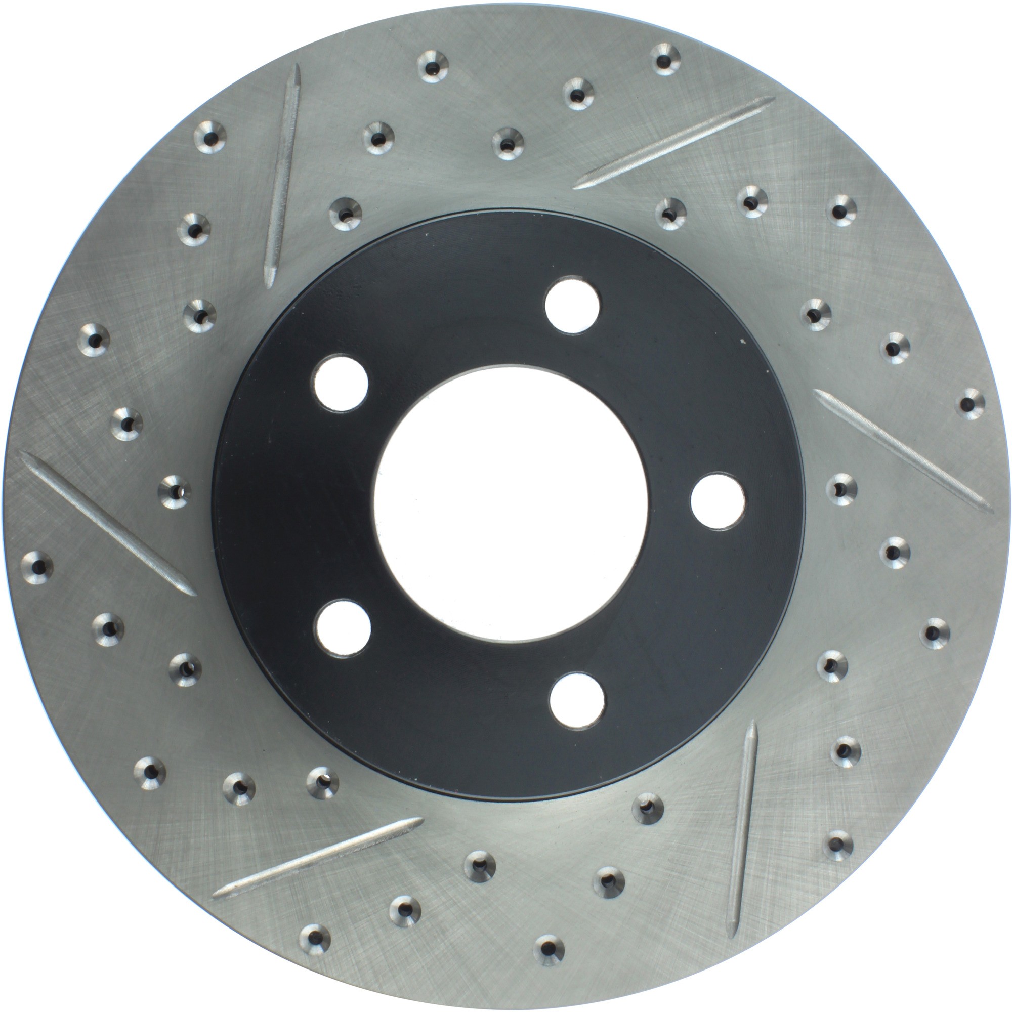 StopTech Sport Drilled & Slotted Brake Rotor; Front Right