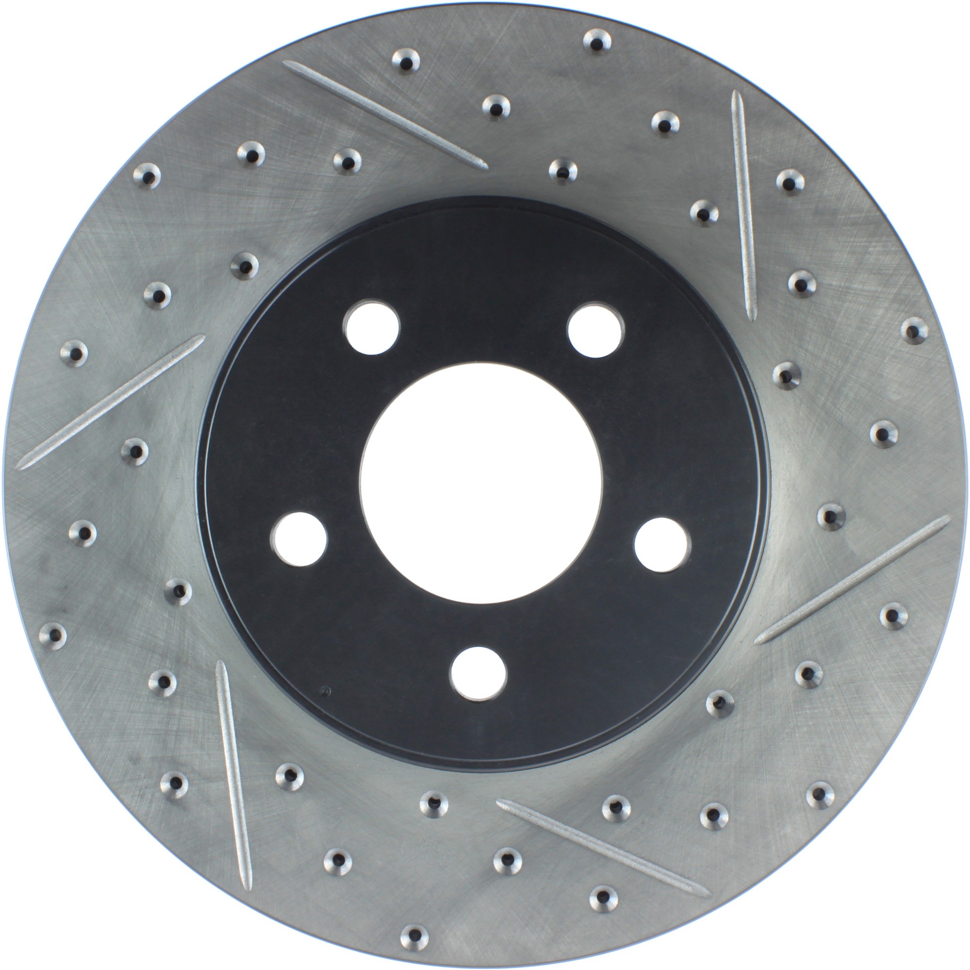 StopTech Sport Drilled & Slotted Brake Rotor; Front Left