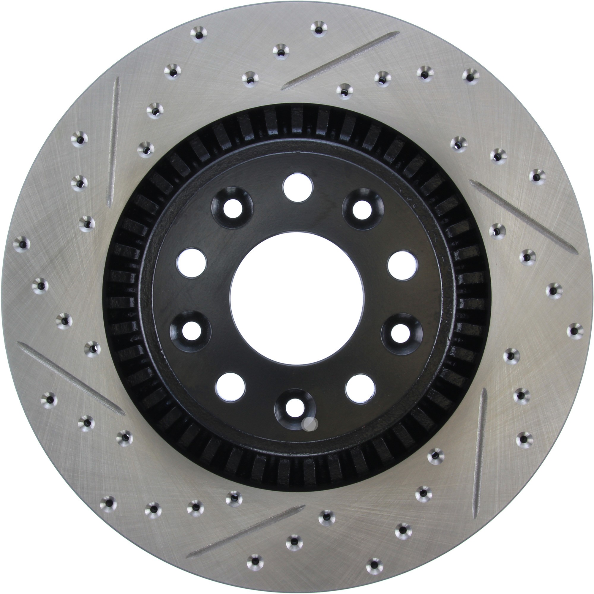 StopTech Sport Drilled & Slotted Brake Rotor; Front Right