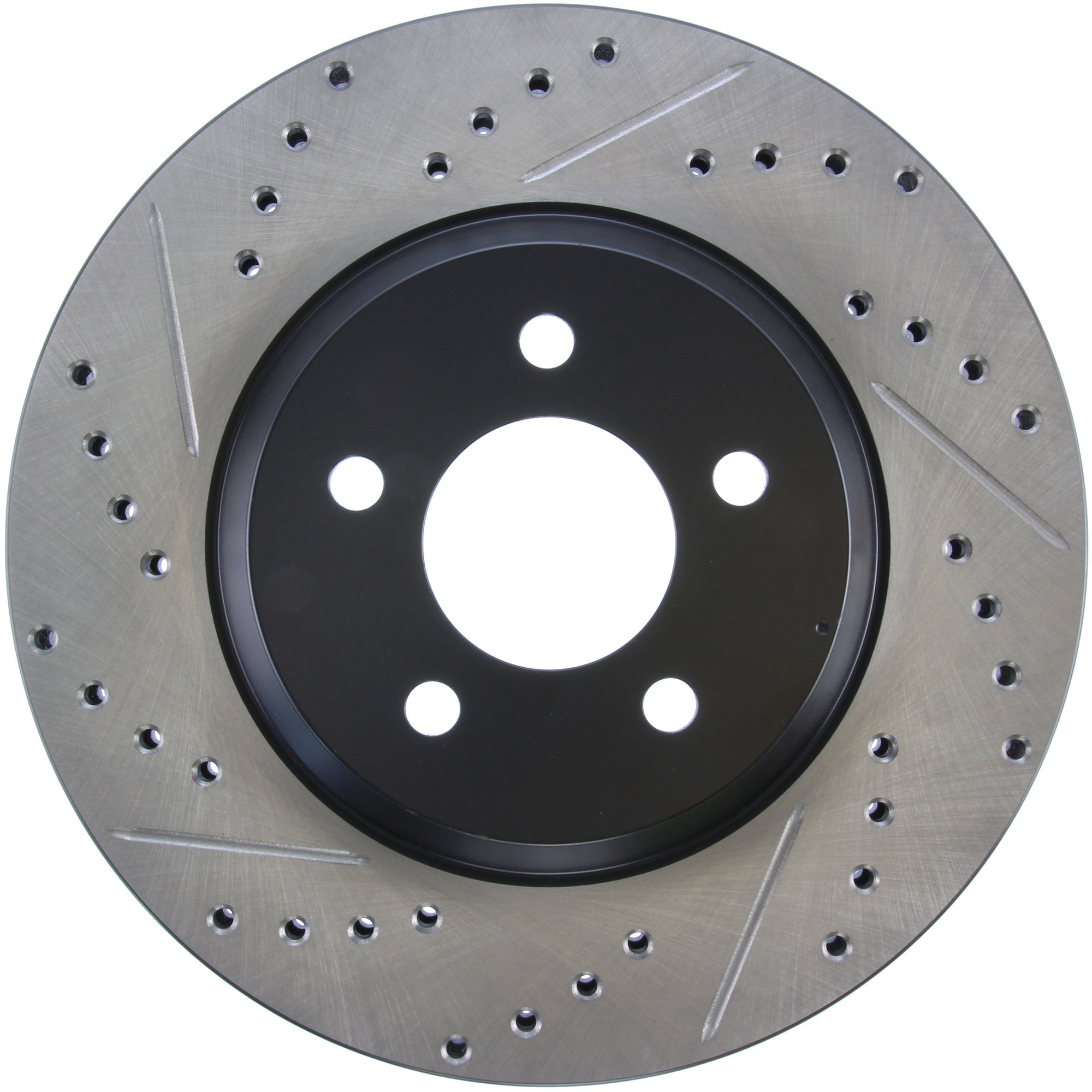 StopTech Sport Drilled & Slotted Brake Rotor; Front Right