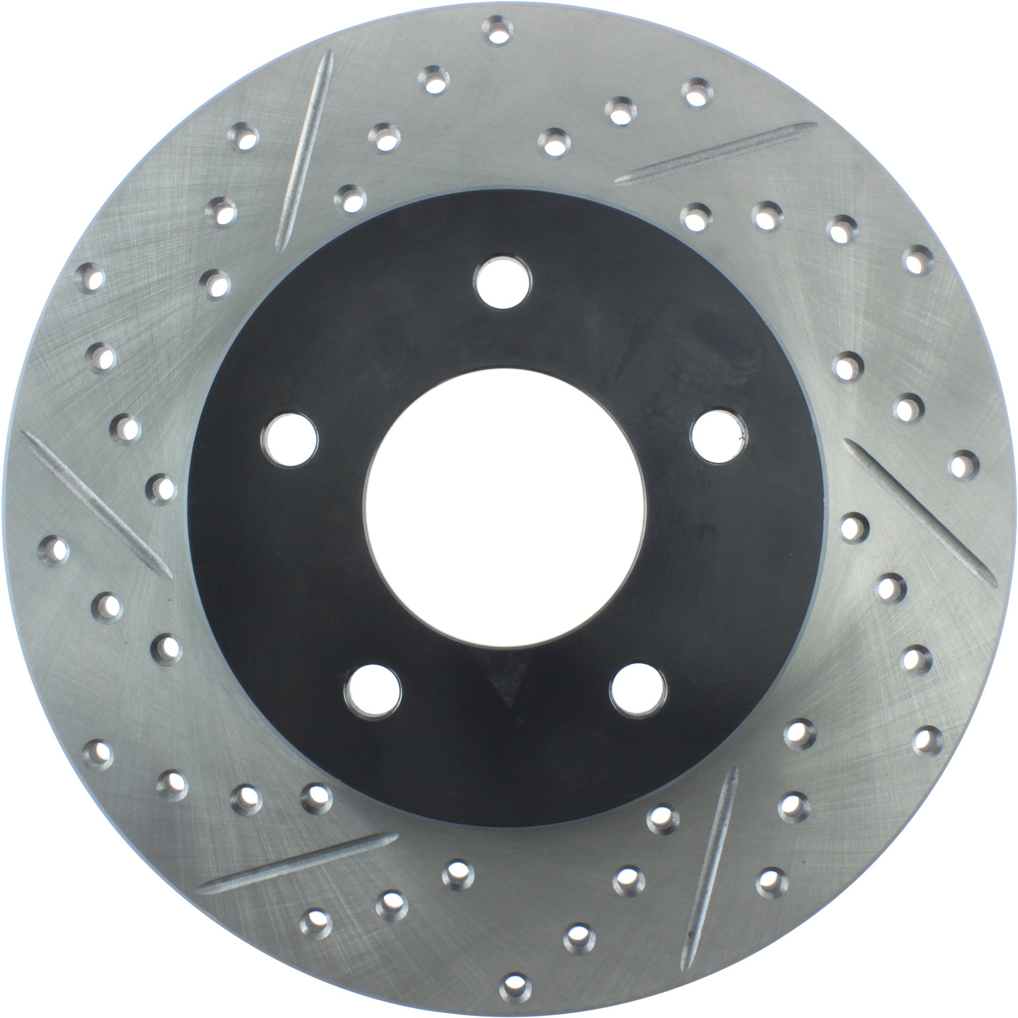 StopTech Sport Drilled & Slotted Brake Rotor; Rear Right