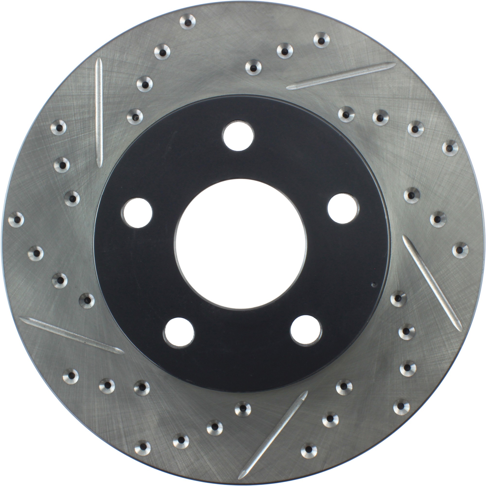 StopTech Sport Drilled & Slotted Brake Rotor; Front Right