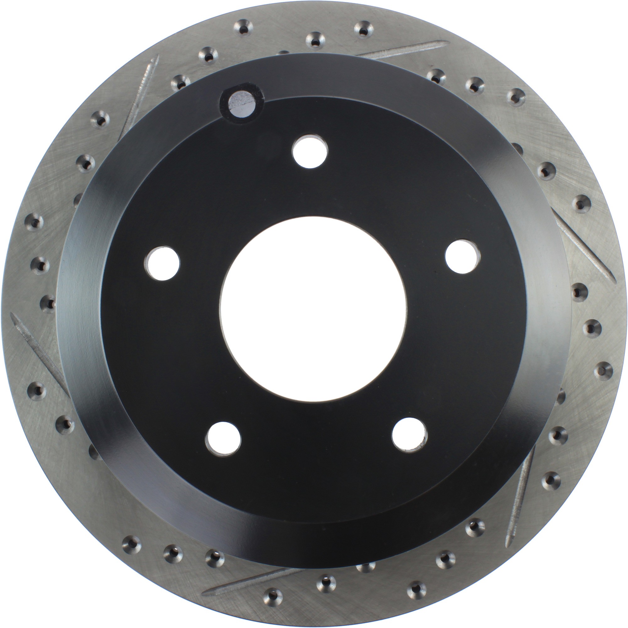 StopTech Sport Drilled & Slotted Brake Rotor; Rear Right