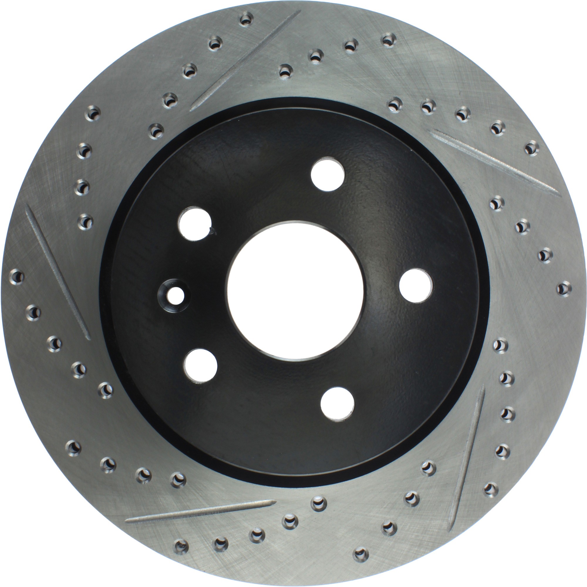 StopTech Sport Drilled & Slotted Brake Rotor; Rear Right