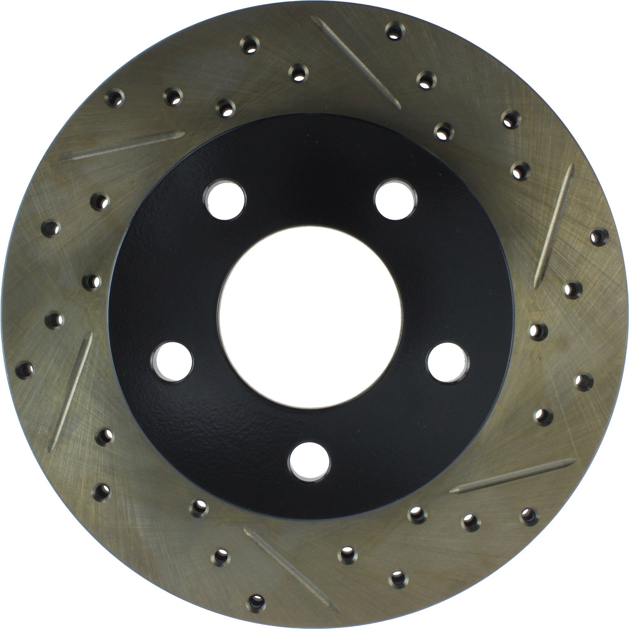 StopTech Sport Drilled & Slotted Brake Rotor; Front Left