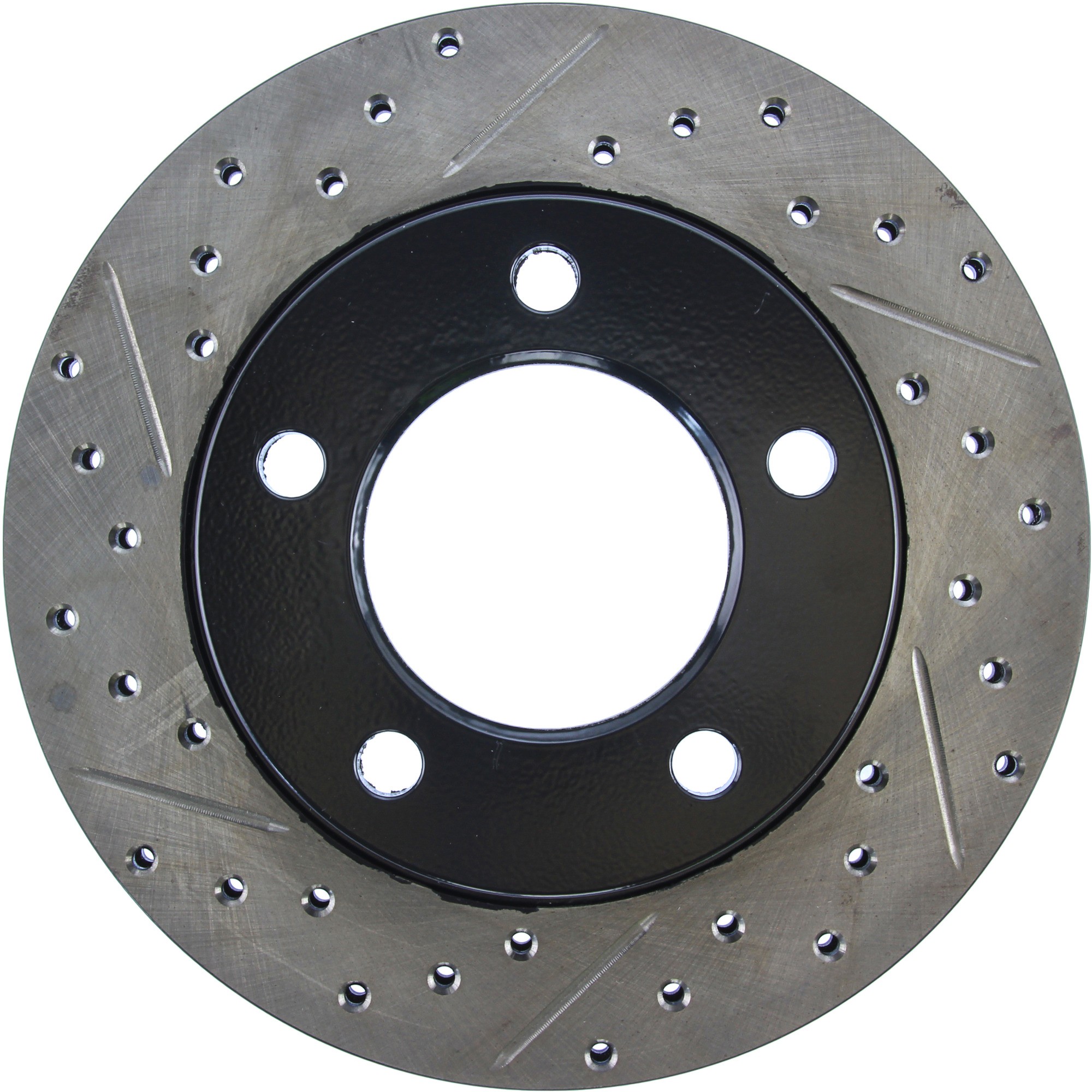 StopTech Sport Drilled & Slotted Brake Rotor; Front Right