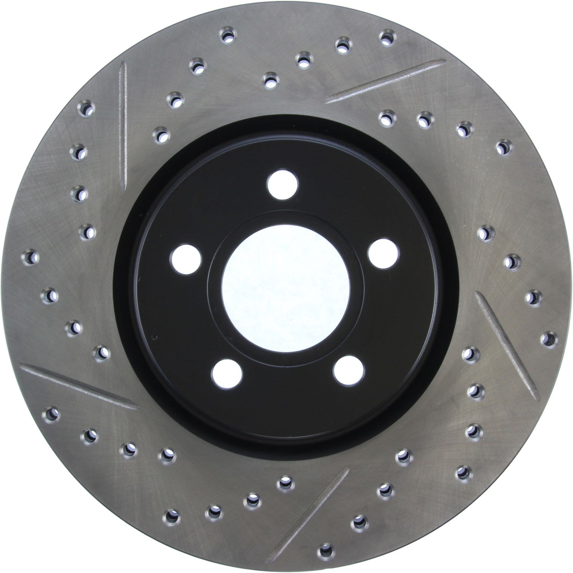 StopTech Sport Drilled & Slotted Brake Rotor; Front Right