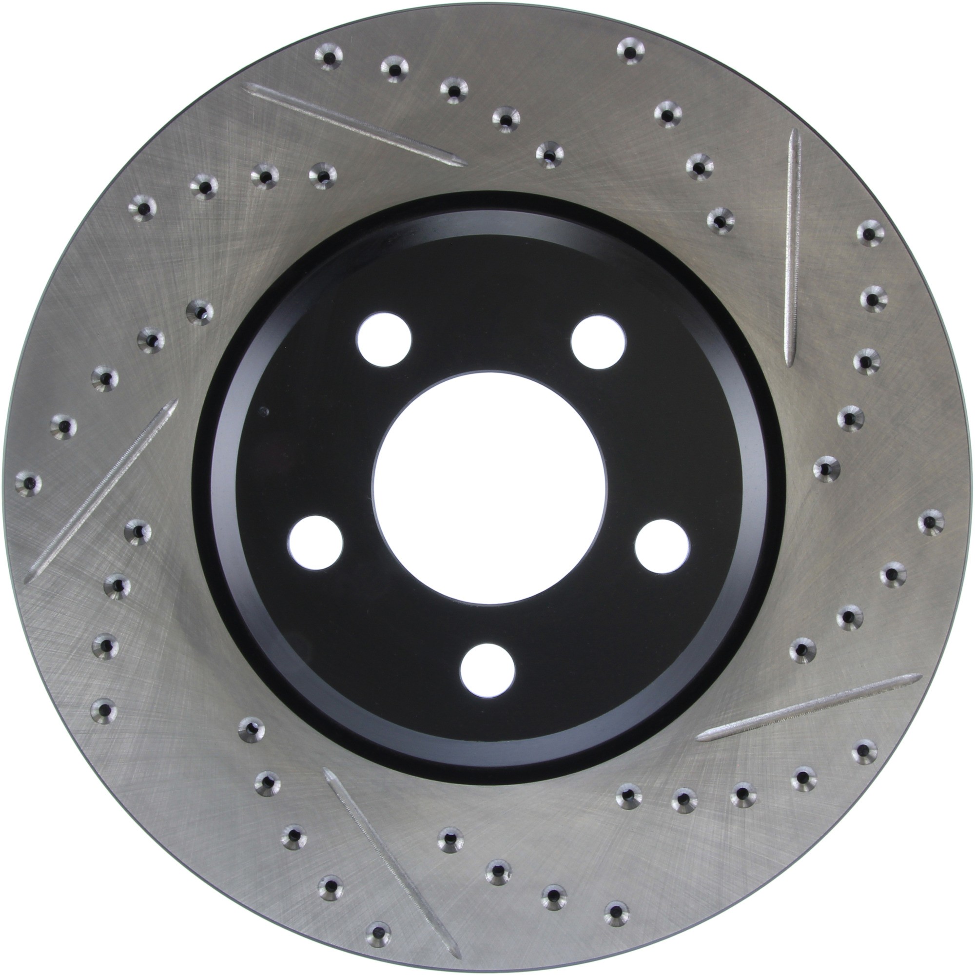 StopTech Sport Drilled & Slotted Brake Rotor; Front Left