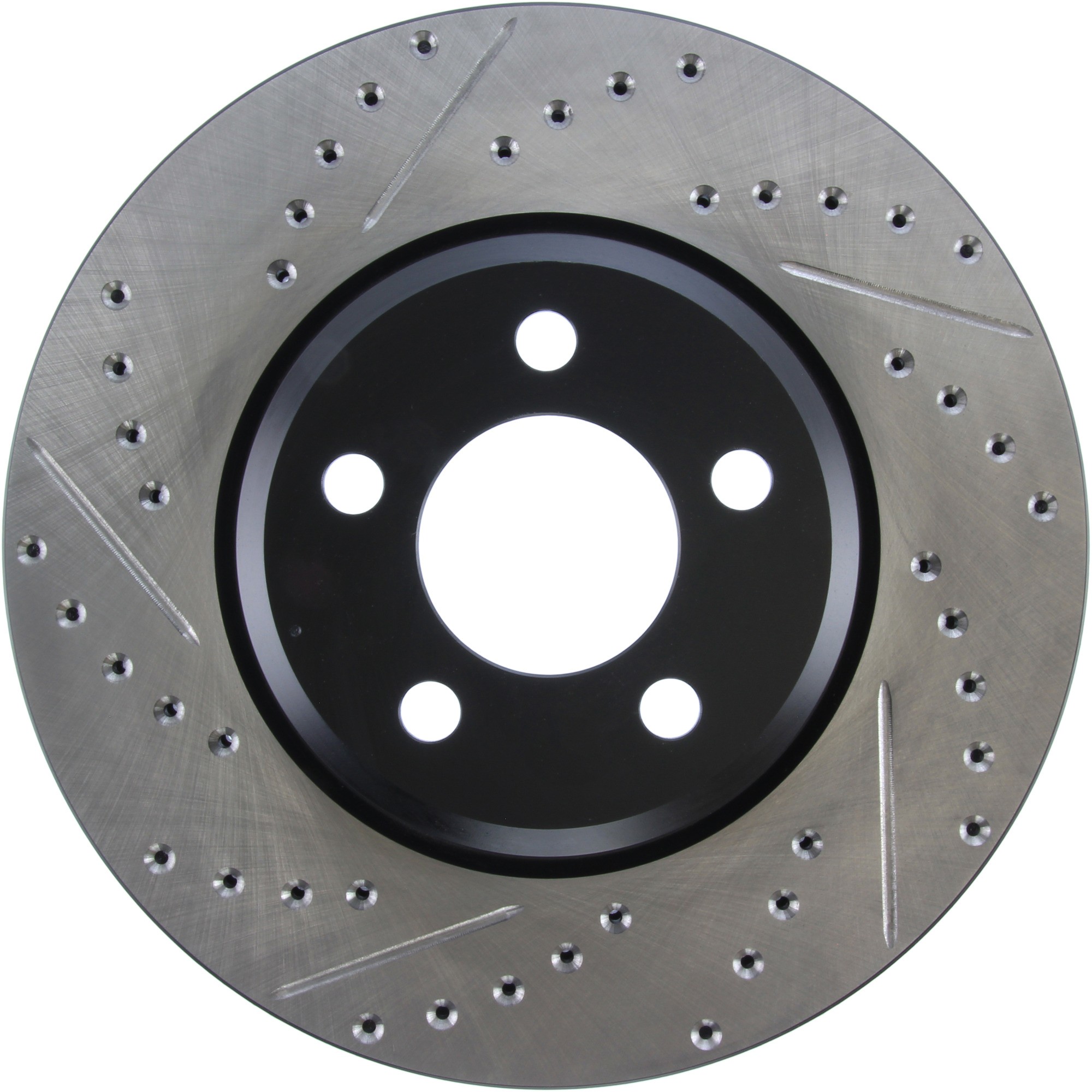 StopTech Sport Drilled & Slotted Brake Rotor; Front Right