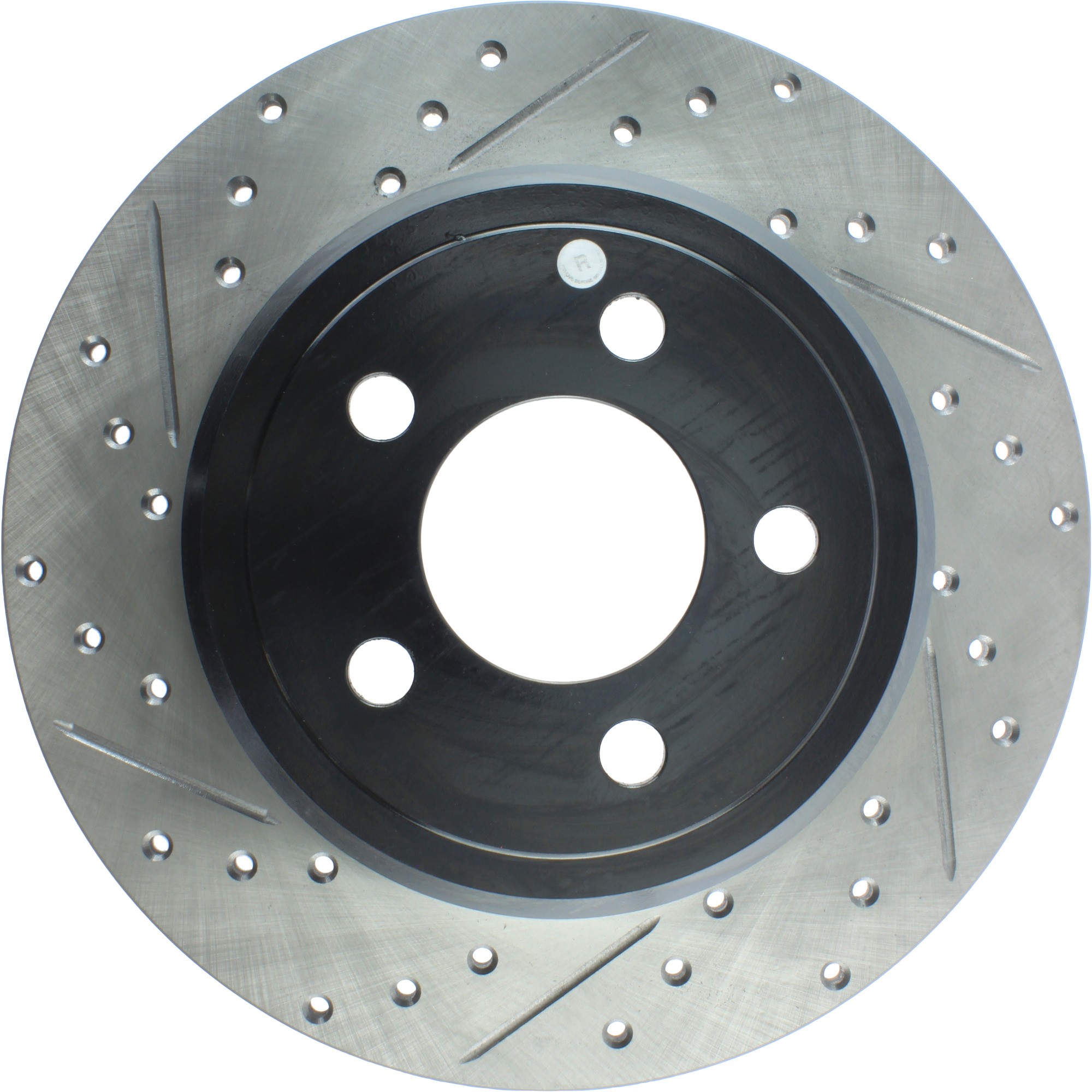 StopTech Sport Drilled & Slotted Brake Rotor; Rear Right