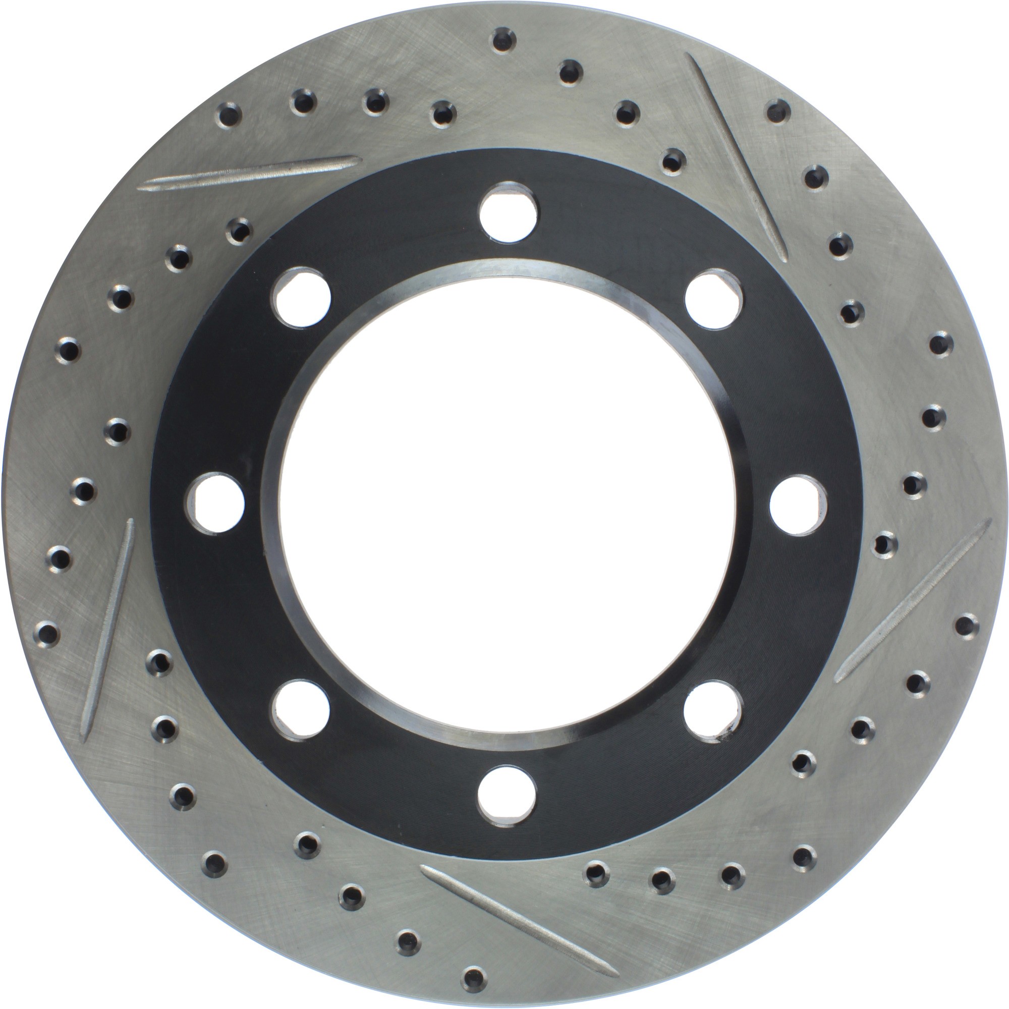 StopTech Sport Drilled & Slotted Brake Rotor; Front Left