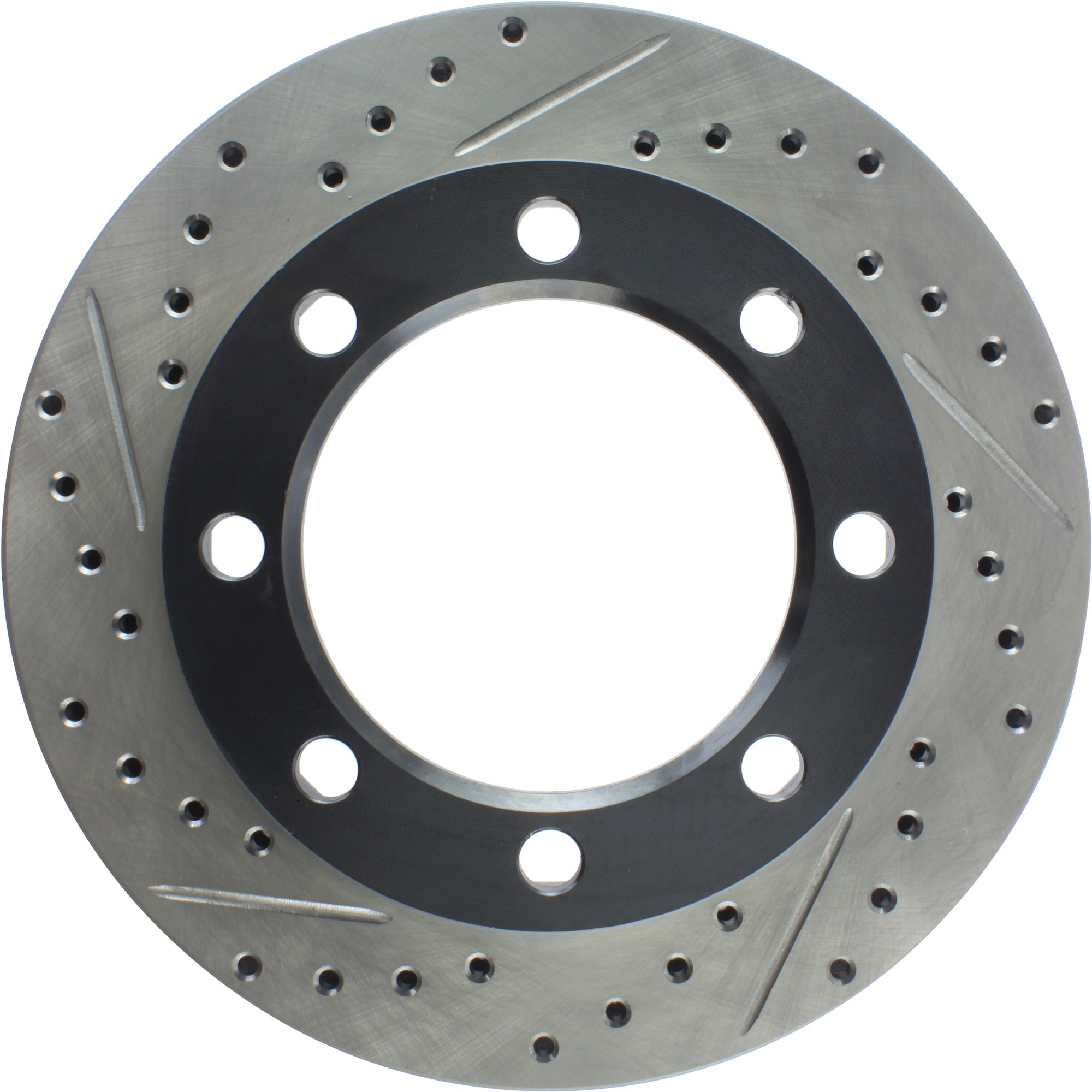 StopTech Sport Drilled & Slotted Brake Rotor; Front Right