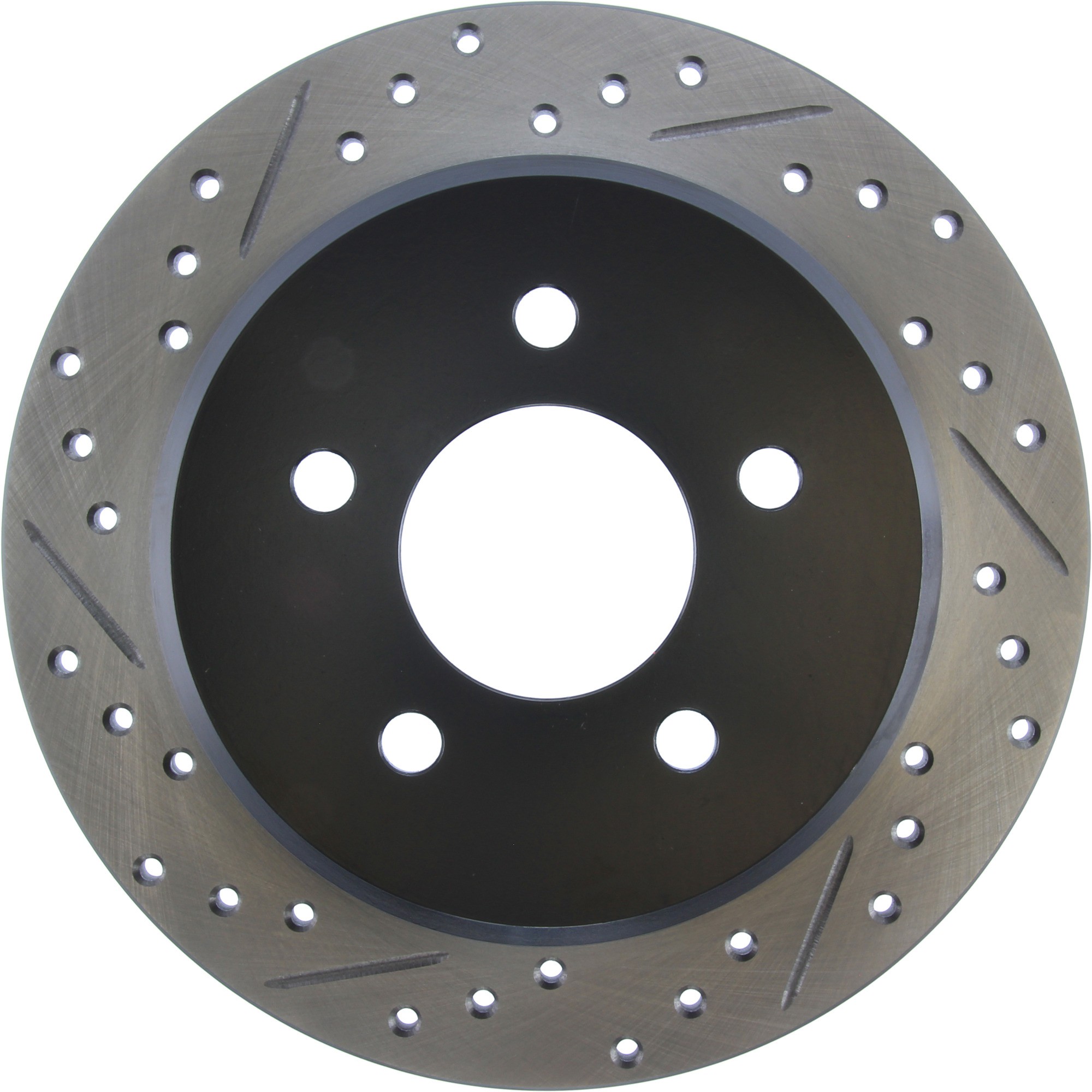 StopTech Sport Drilled & Slotted Brake Rotor; Rear Right
