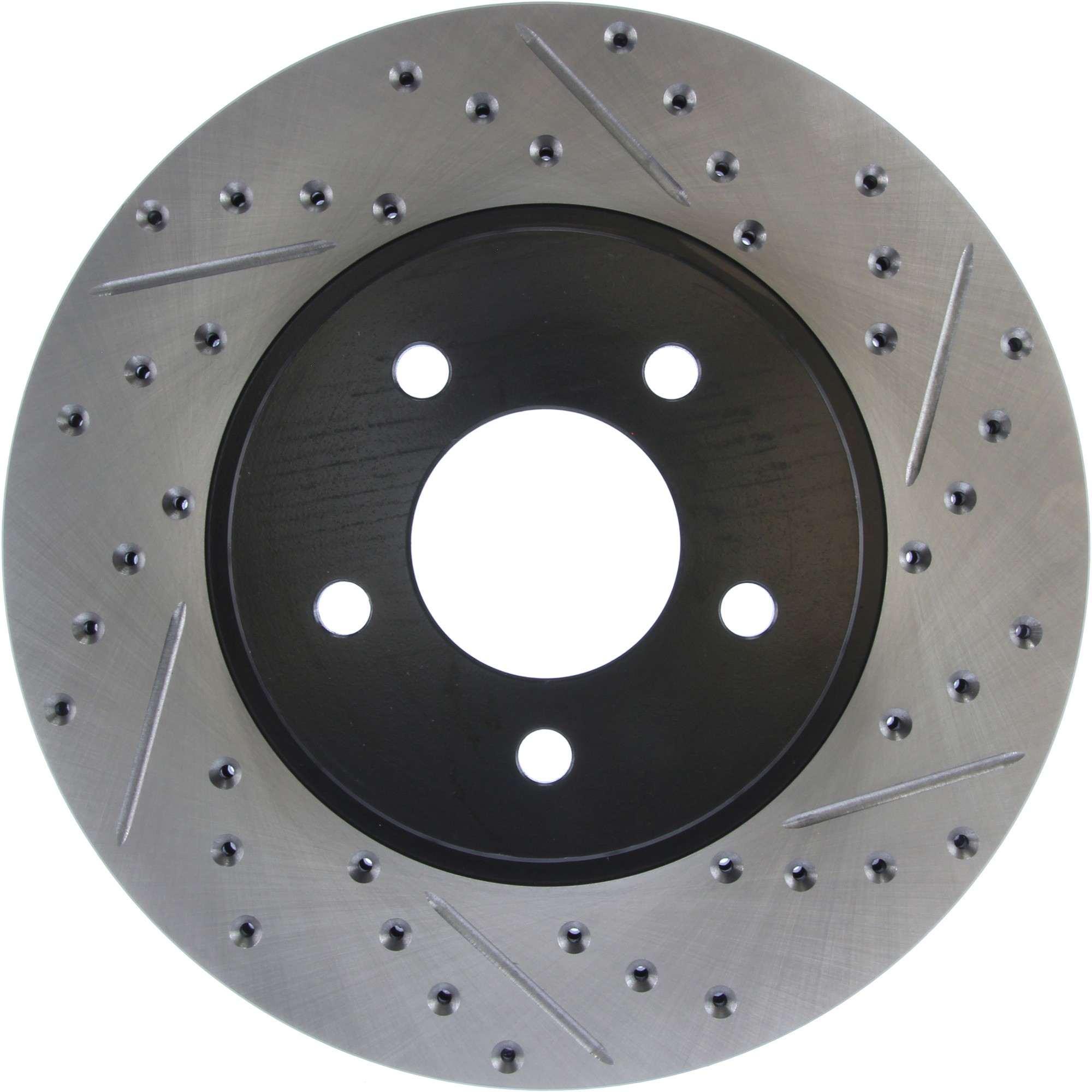 StopTech Sport Drilled & Slotted Brake Rotor; Front Left