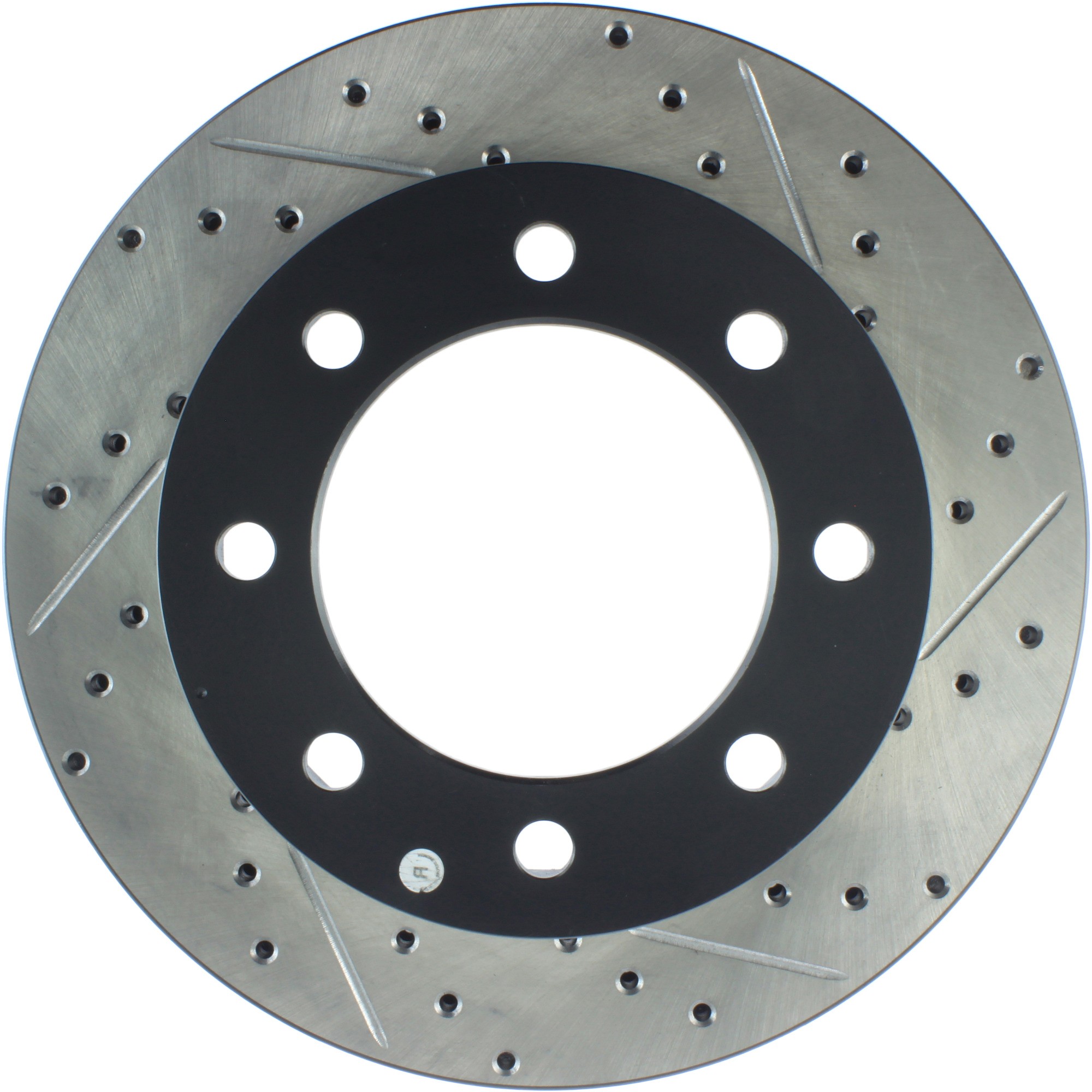 StopTech Sport Drilled & Slotted Brake Rotor; Front Left