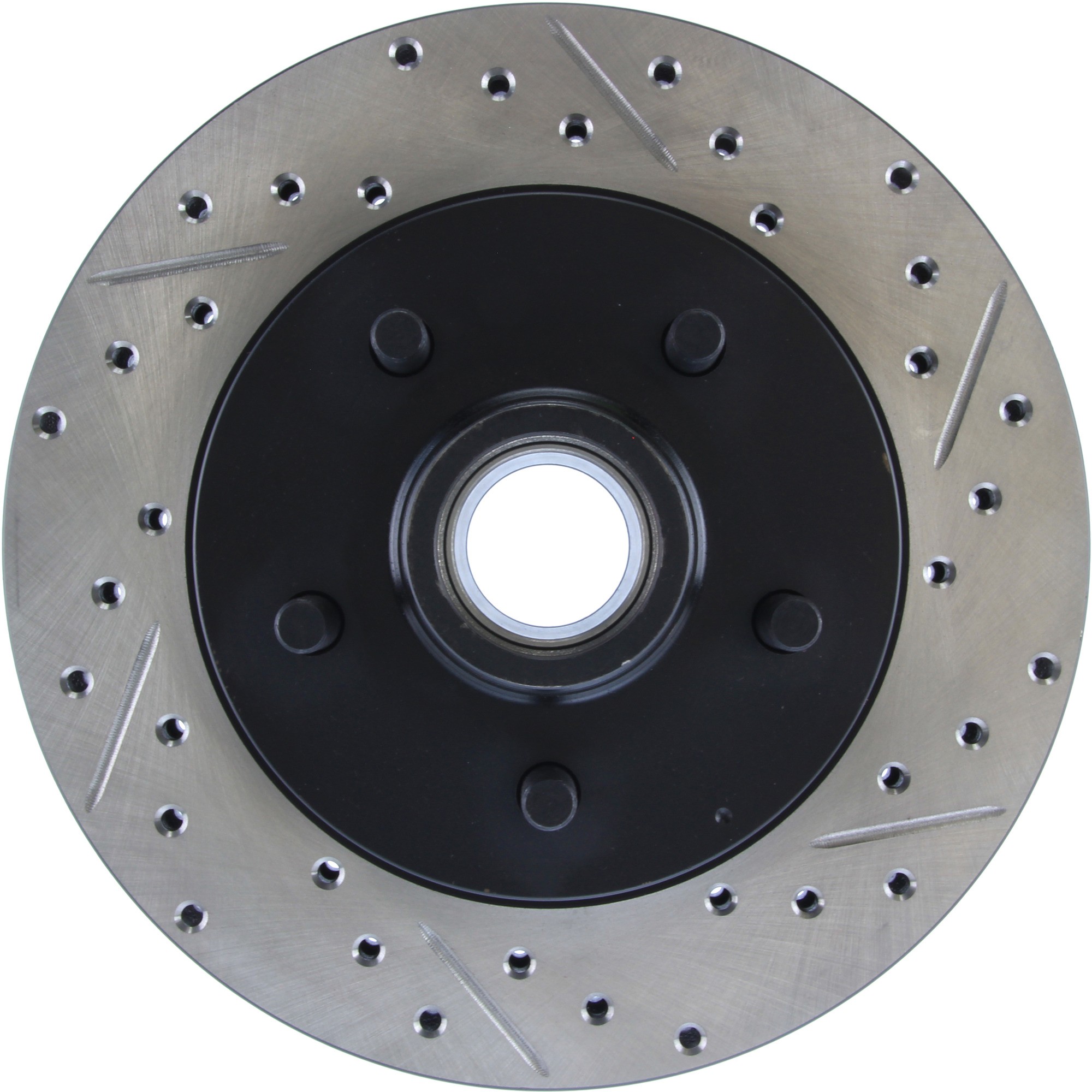 StopTech Sport Drilled & Slotted Brake Rotor; Front Left
