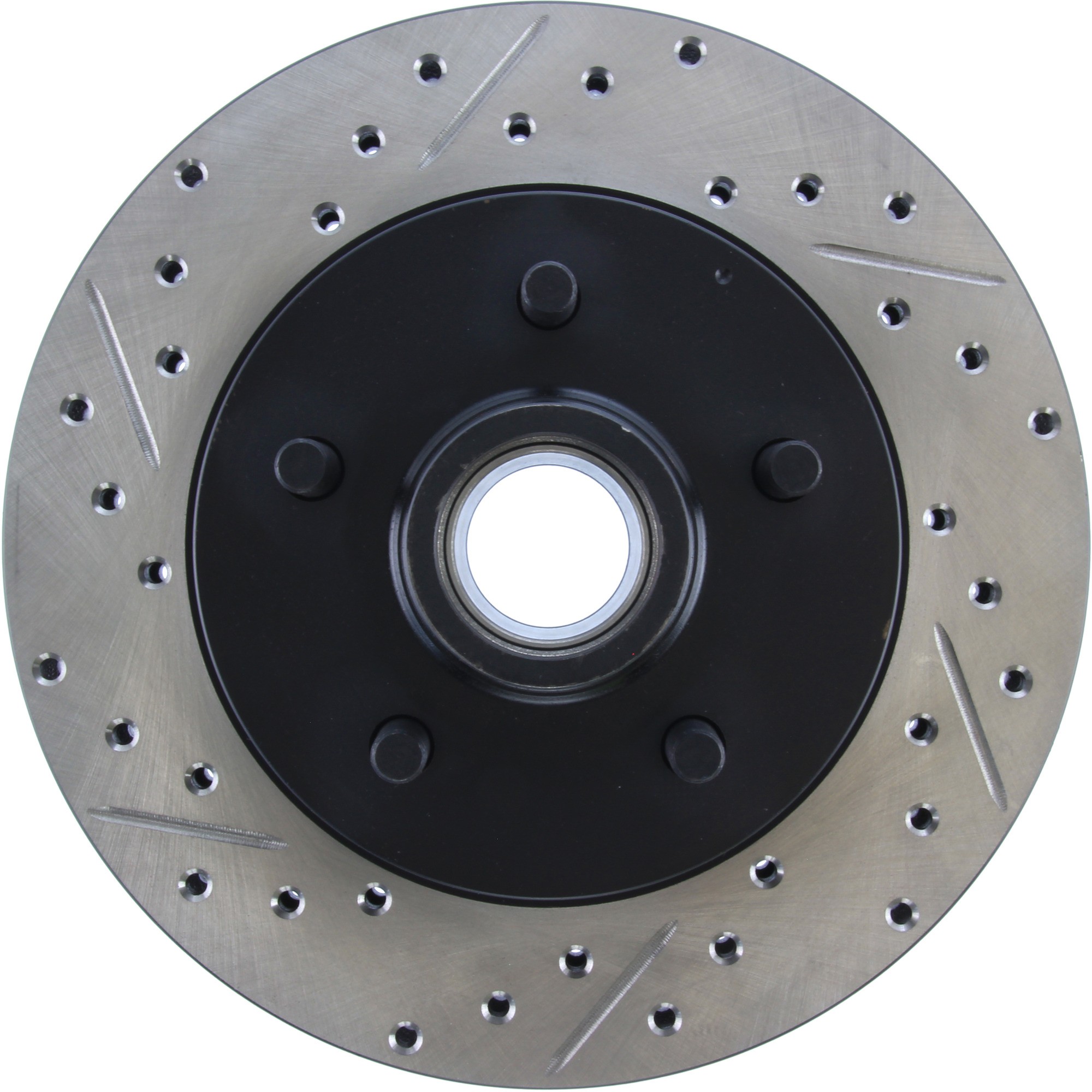 StopTech Sport Drilled & Slotted Brake Rotor; Front Right