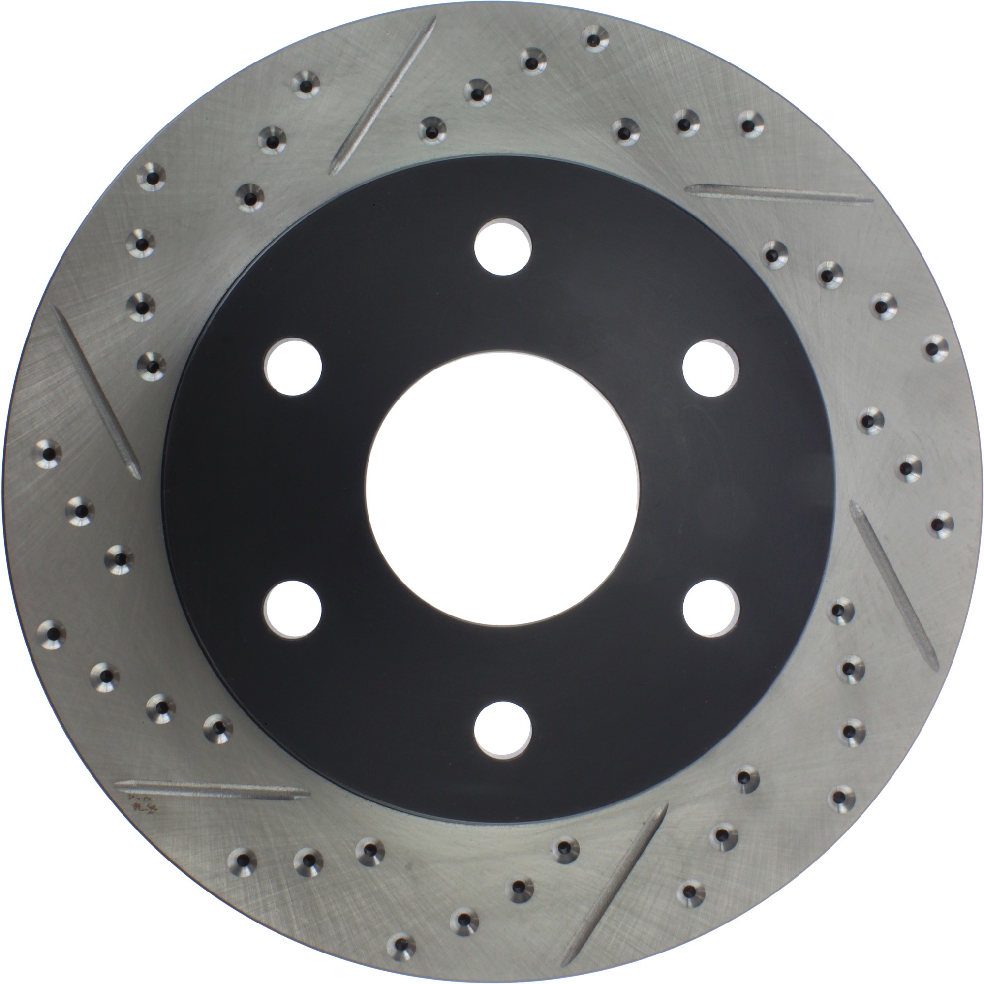 StopTech Sport Drilled & Slotted Brake Rotor; Front Right
