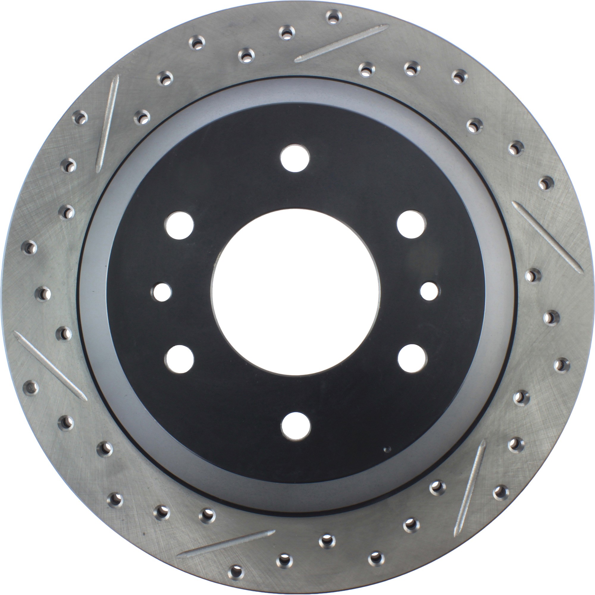 StopTech Sport Drilled & Slotted Brake Rotor; Rear Right