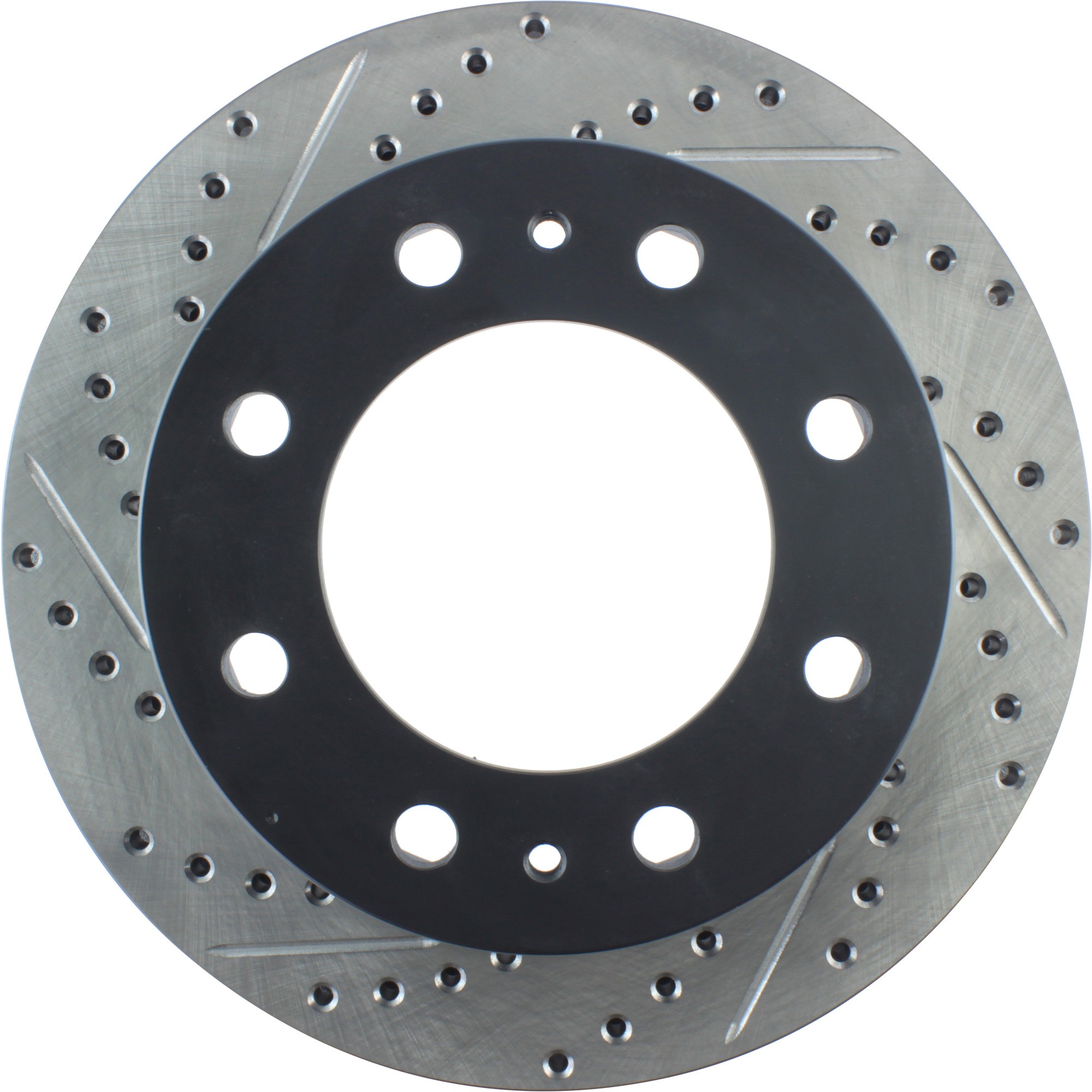 StopTech Sport Drilled & Slotted Brake Rotor; Front Right
