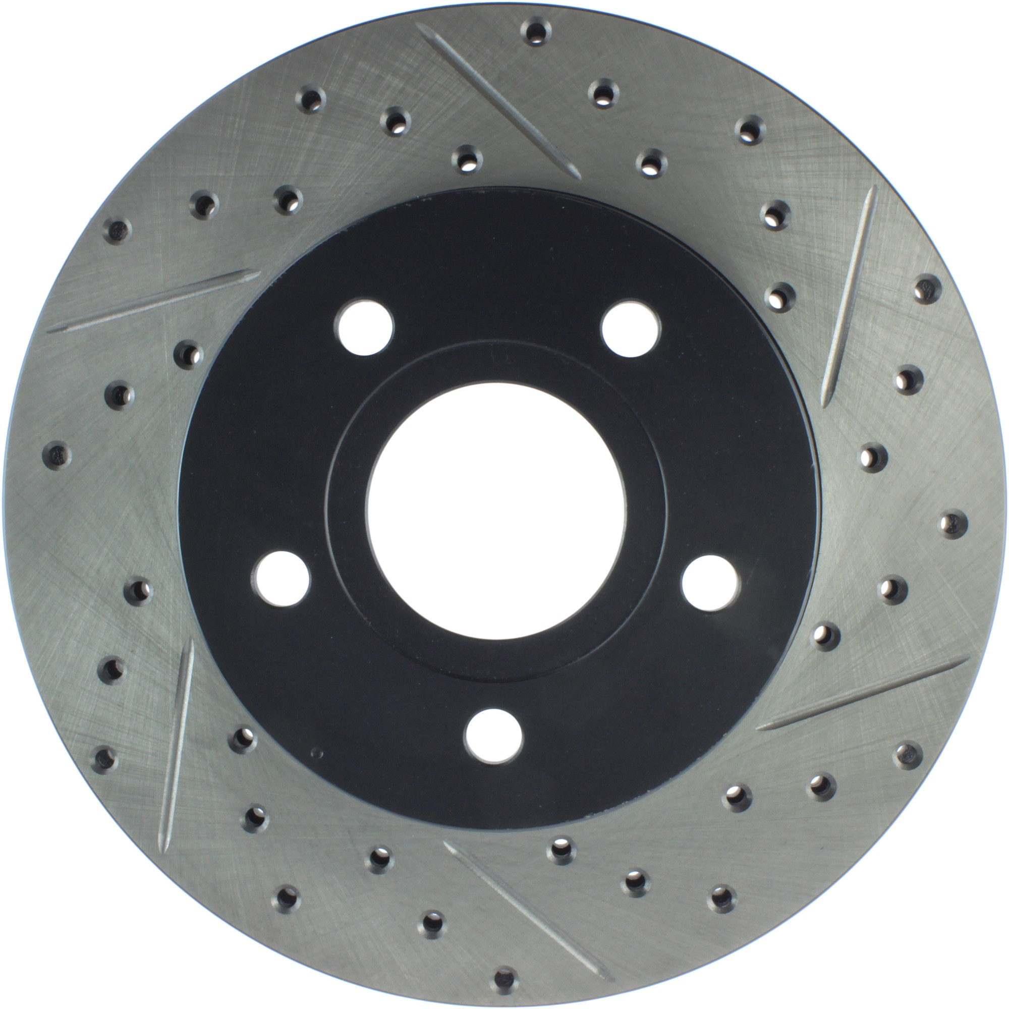 StopTech Sport Drilled & Slotted Brake Rotor; Front Left